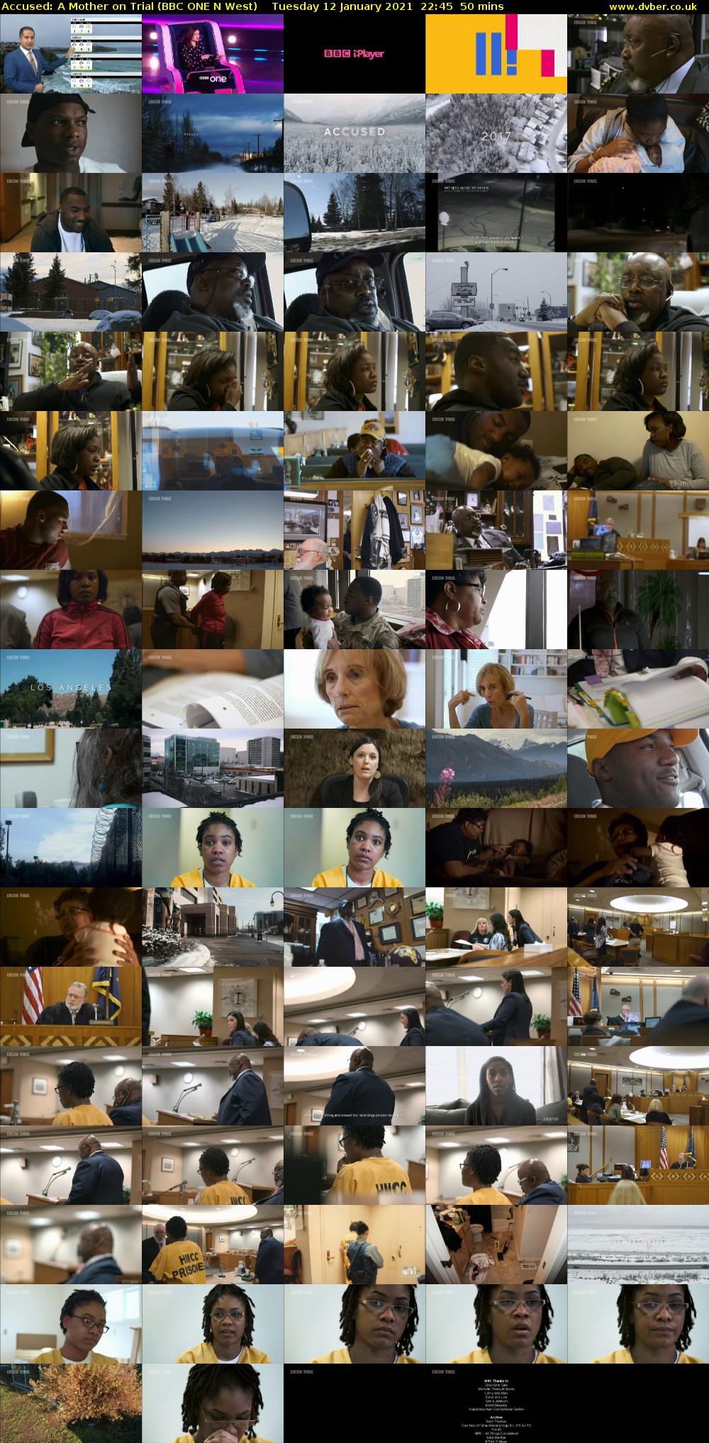 Accused: A Mother on Trial (BBC ONE N West) Tuesday 12 January 2021 22:45 - 23:35