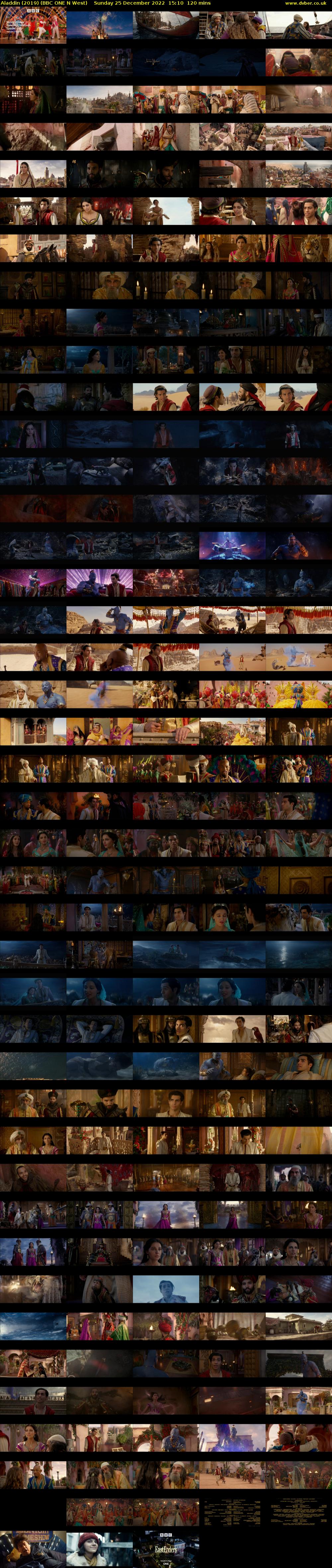 Aladdin (2019) (BBC ONE N West) Sunday 25 December 2022 15:10 - 17:10