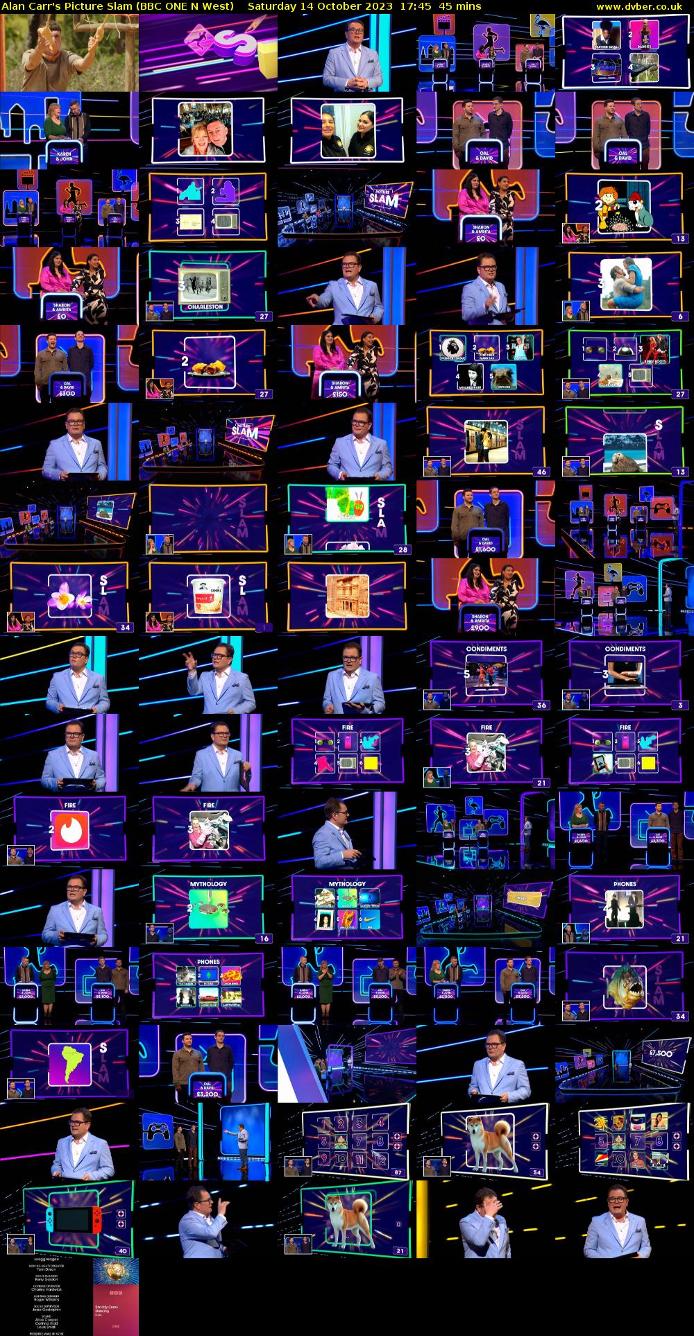 Alan Carr's Picture Slam (BBC ONE N West) Saturday 14 October 2023 17:45 - 18:30