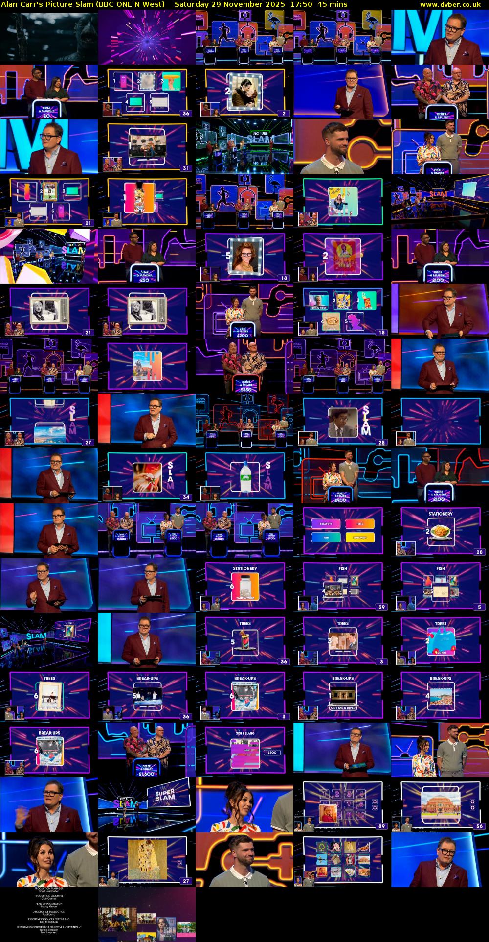Alan Carr's Picture Slam (BBC ONE N West) Saturday 29 November 2025 17:50 - 18:35