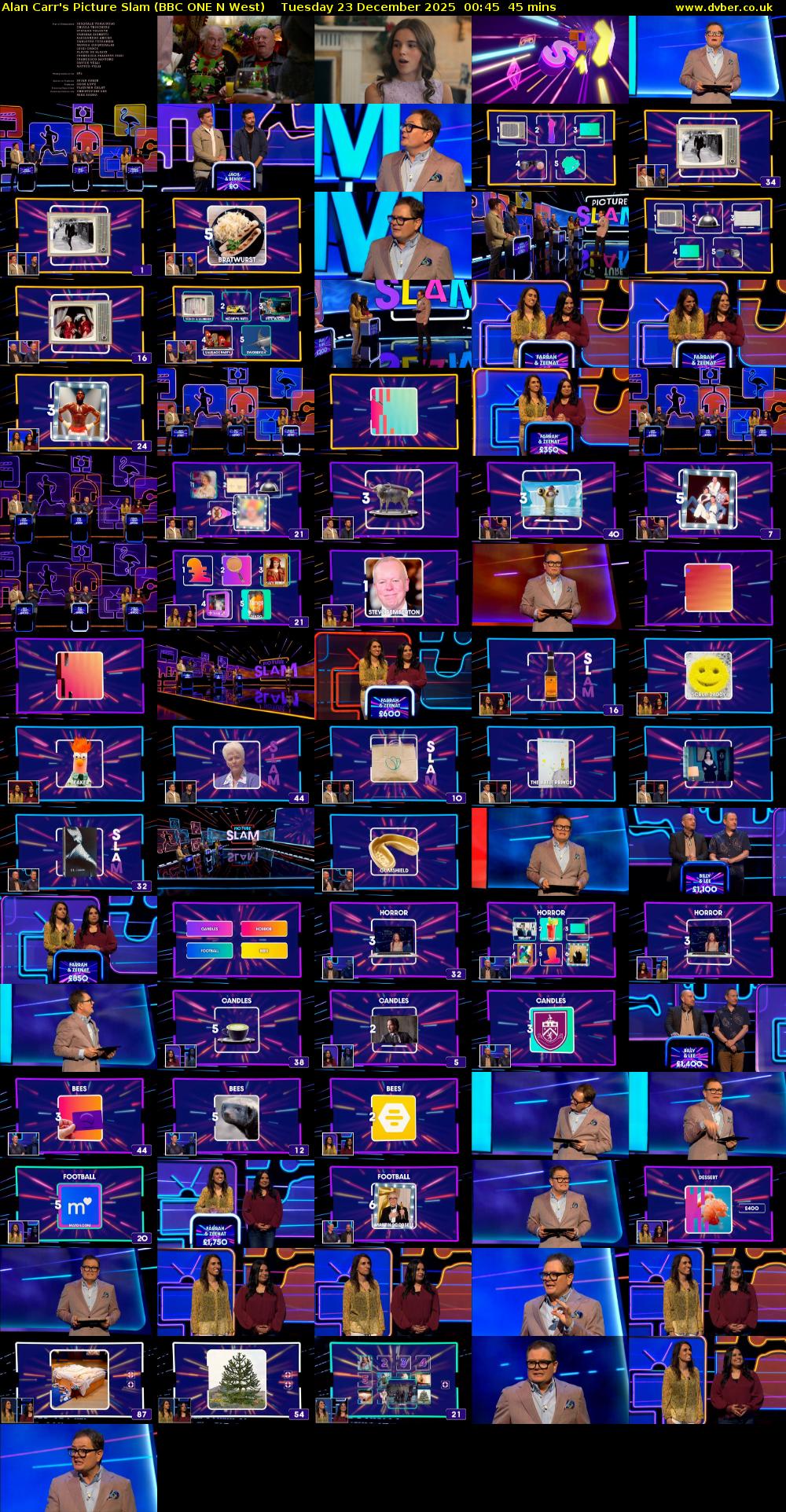 Alan Carr's Picture Slam (BBC ONE N West) Tuesday 23 December 2025 00:45 - 01:30