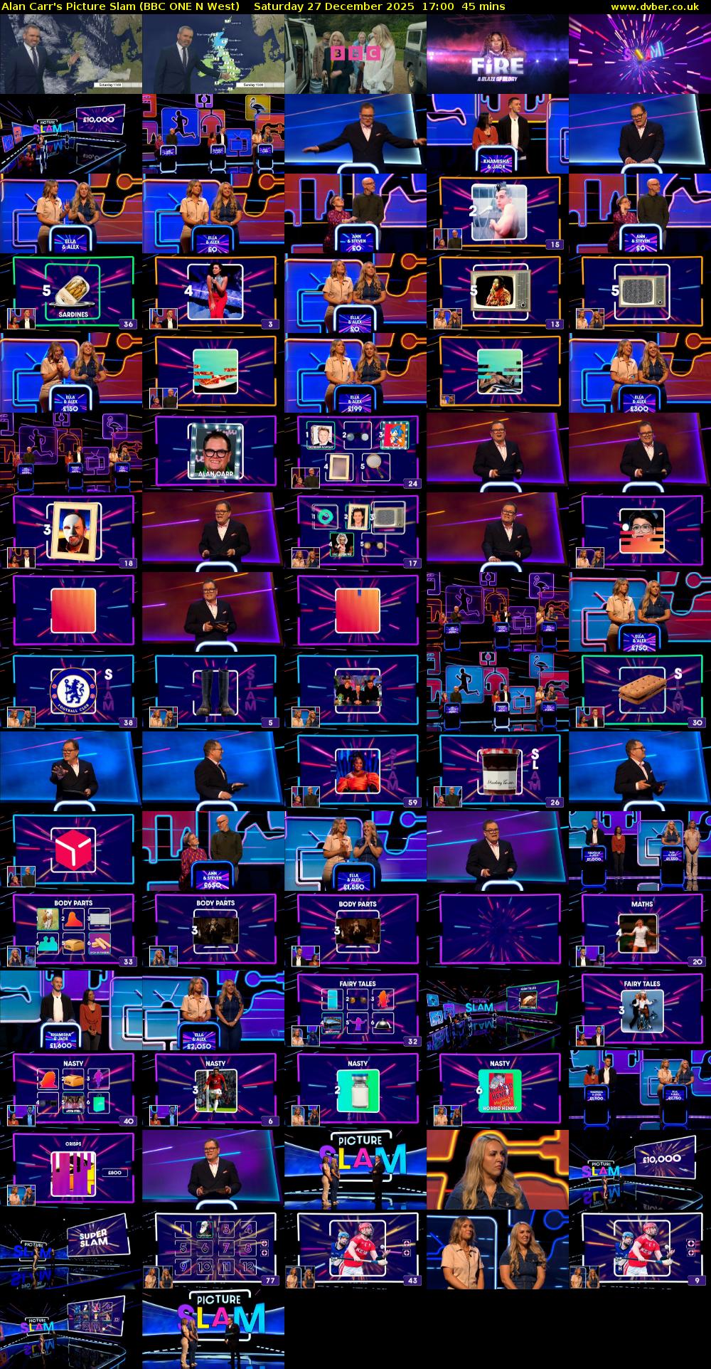 Alan Carr's Picture Slam (BBC ONE N West) Saturday 27 December 2025 17:00 - 17:45