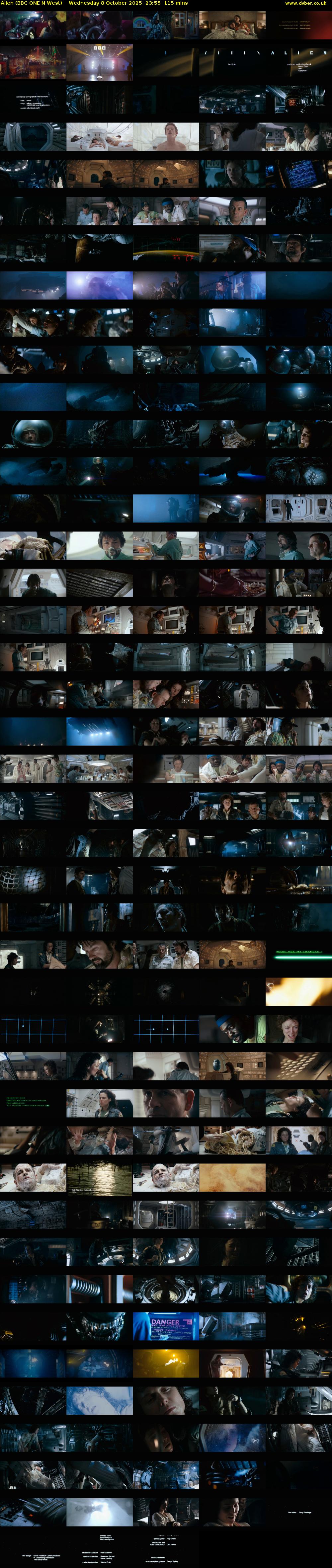 Alien (BBC ONE N West) Wednesday 8 October 2025 23:55 - 01:50