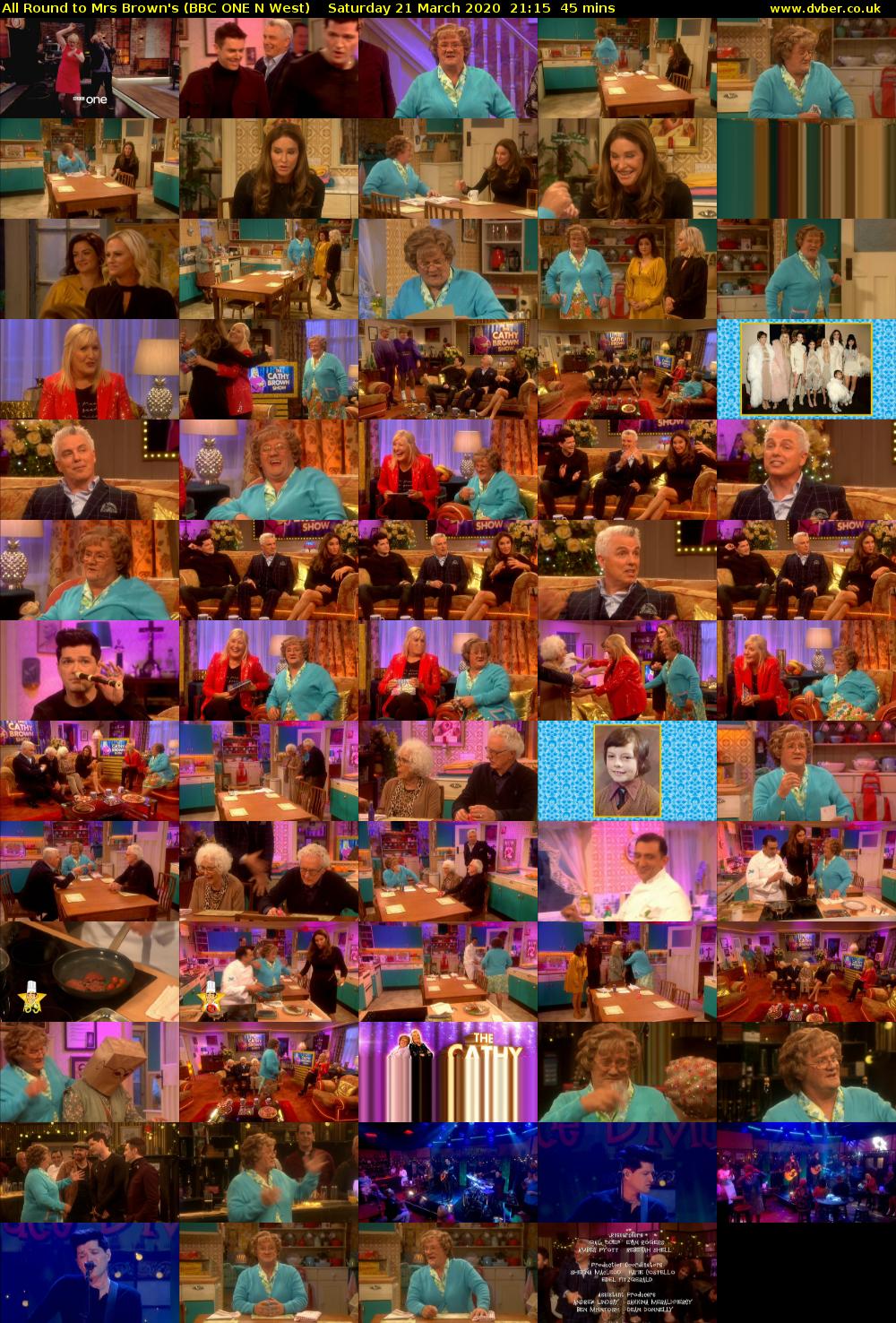 All Round to Mrs Brown's (BBC ONE N West) Saturday 21 March 2020 21:15 - 22:00