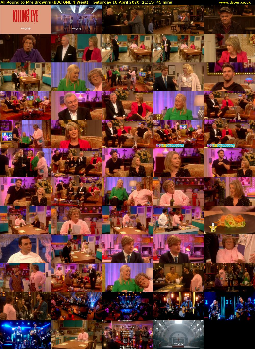All Round to Mrs Brown's (BBC ONE N West) Saturday 18 April 2020 21:15 - 22:00