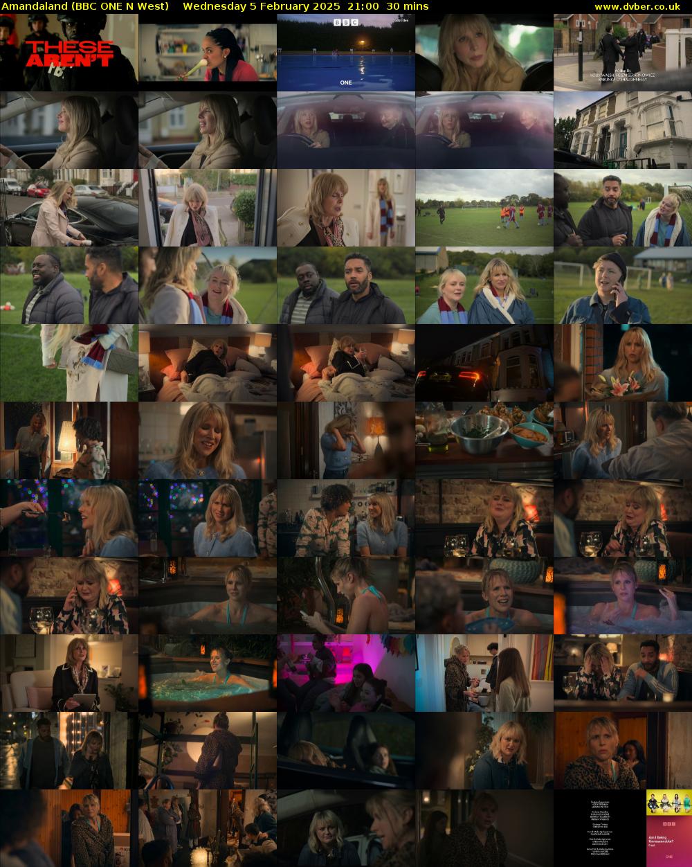 Amandaland (BBC ONE N West) Wednesday 5 February 2025 21:00 - 21:30