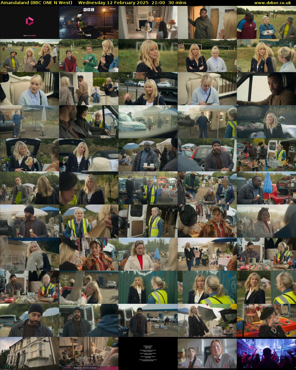 Amandaland (BBC ONE N West) Wednesday 12 February 2025 21:00 - 21:30