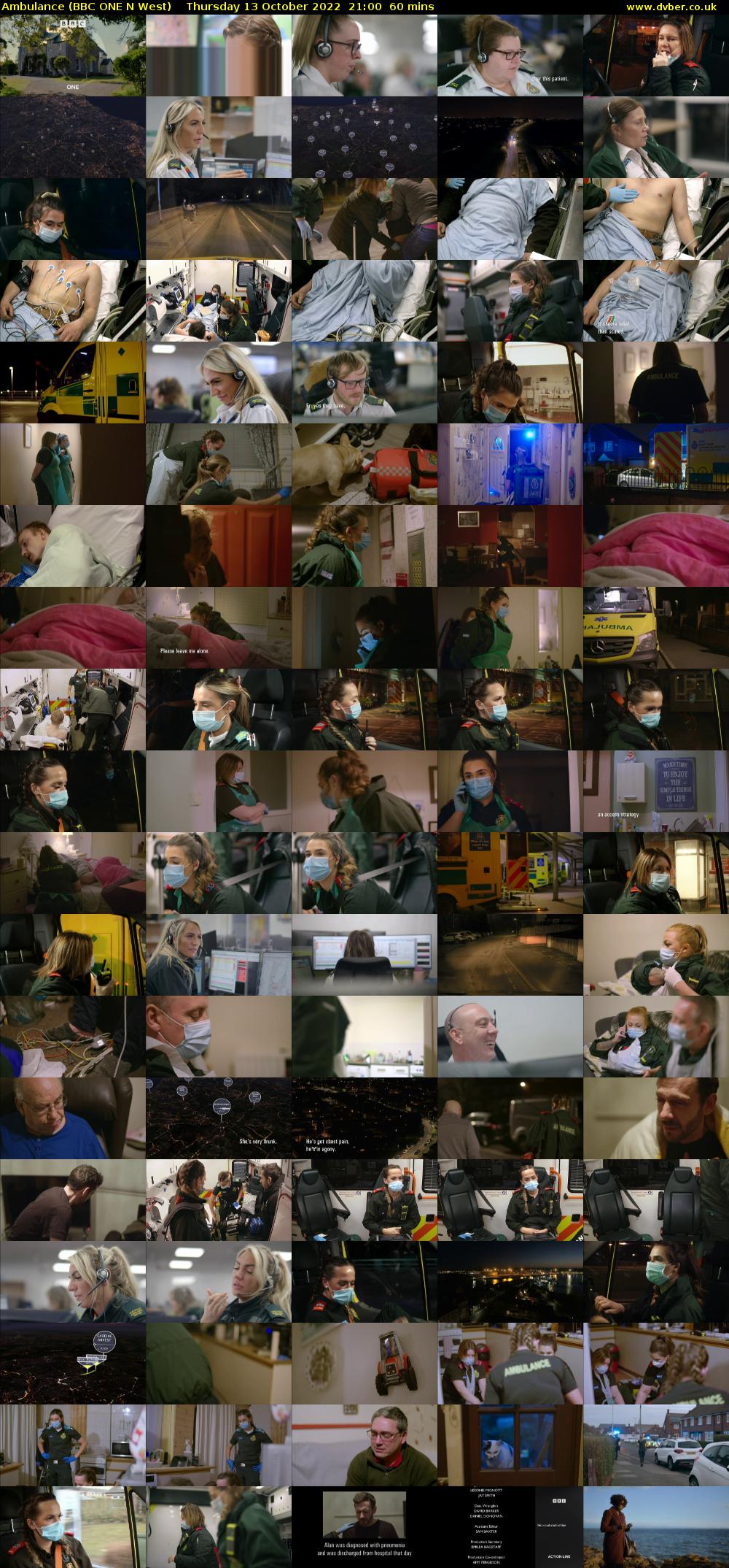 Ambulance (BBC ONE N West) Thursday 13 October 2022 21:00 - 22:00