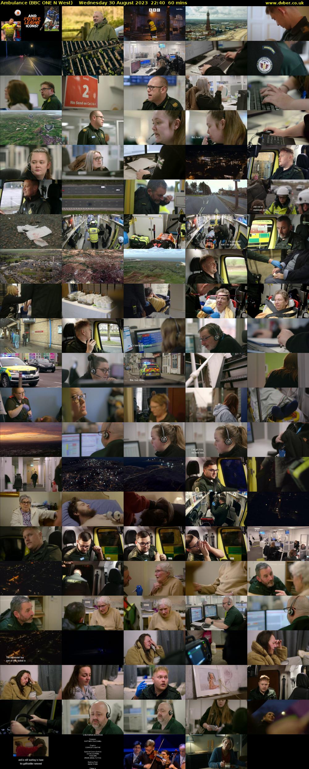 Ambulance (BBC ONE N West) Wednesday 30 August 2023 22:40 - 23:40