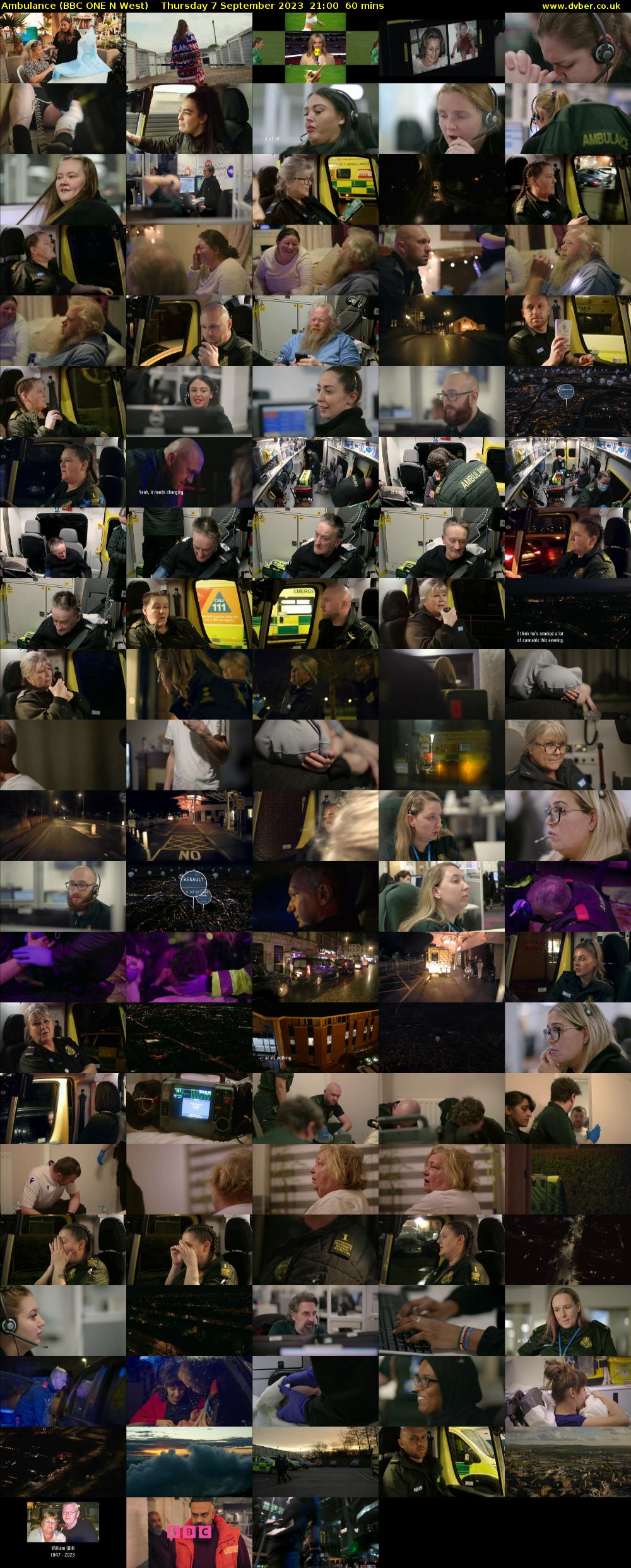 Ambulance (BBC ONE N West) Thursday 7 September 2023 21:00 - 22:00