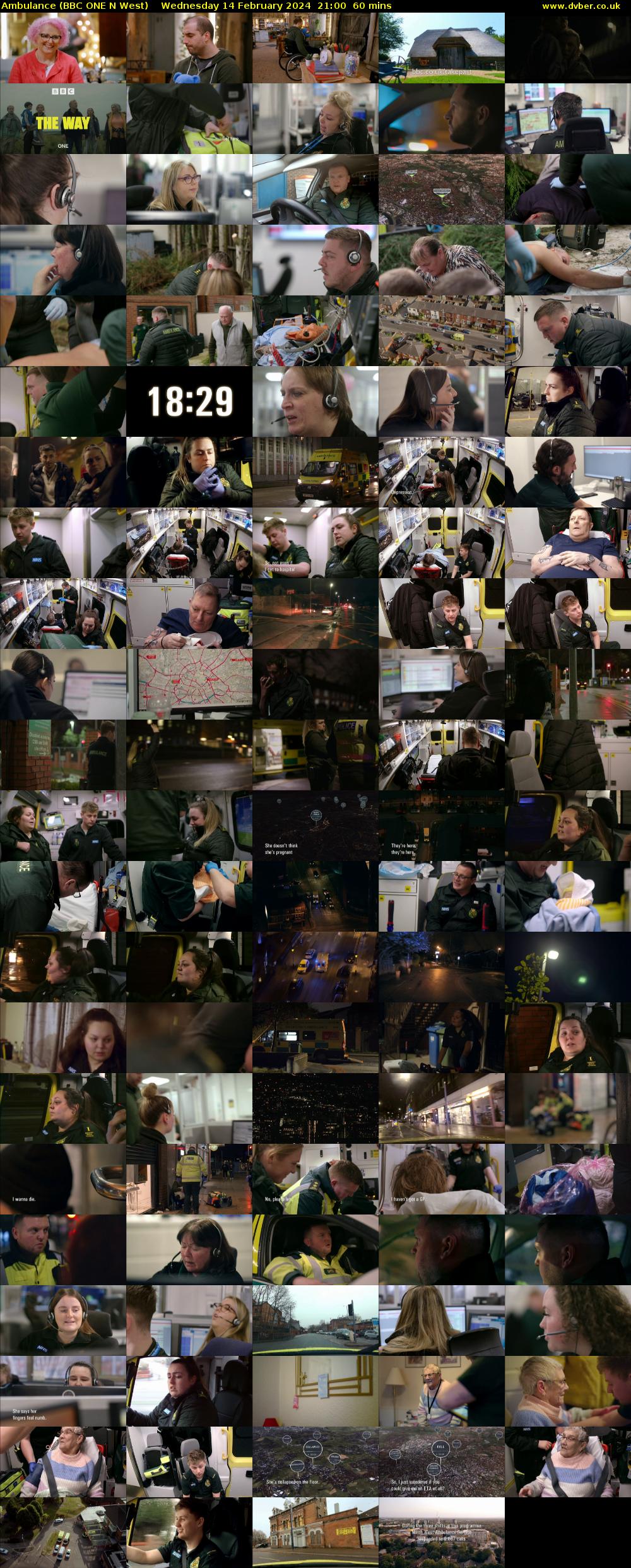 Ambulance (BBC ONE N West) Wednesday 14 February 2024 21:00 - 22:00