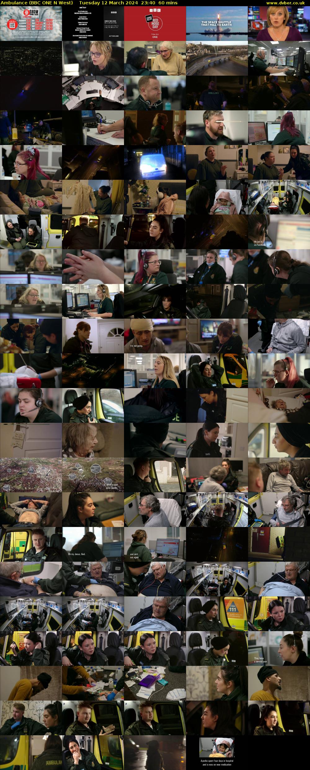 Ambulance (BBC ONE N West) Tuesday 12 March 2024 23:40 - 00:40
