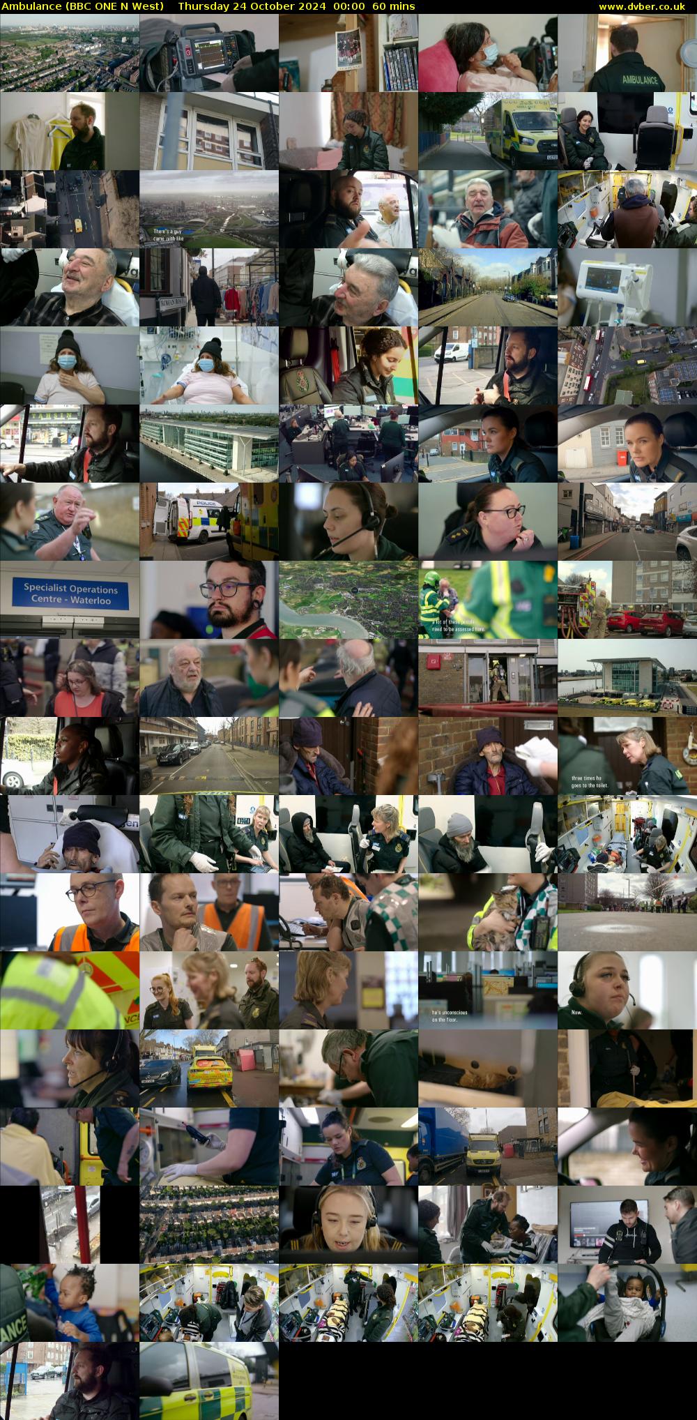 Ambulance (BBC ONE N West) Thursday 24 October 2024 00:00 - 01:00