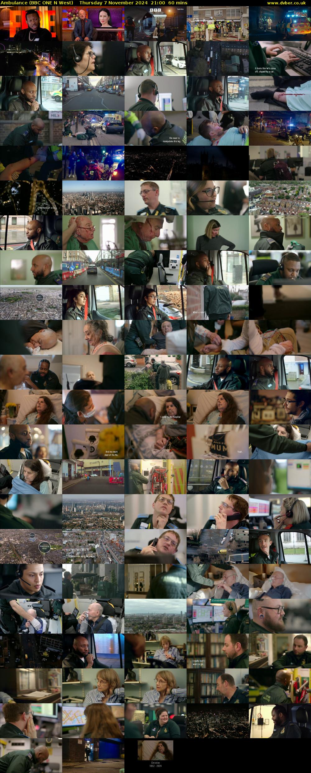 Ambulance (BBC ONE N West) Thursday 7 November 2024 21:00 - 22:00