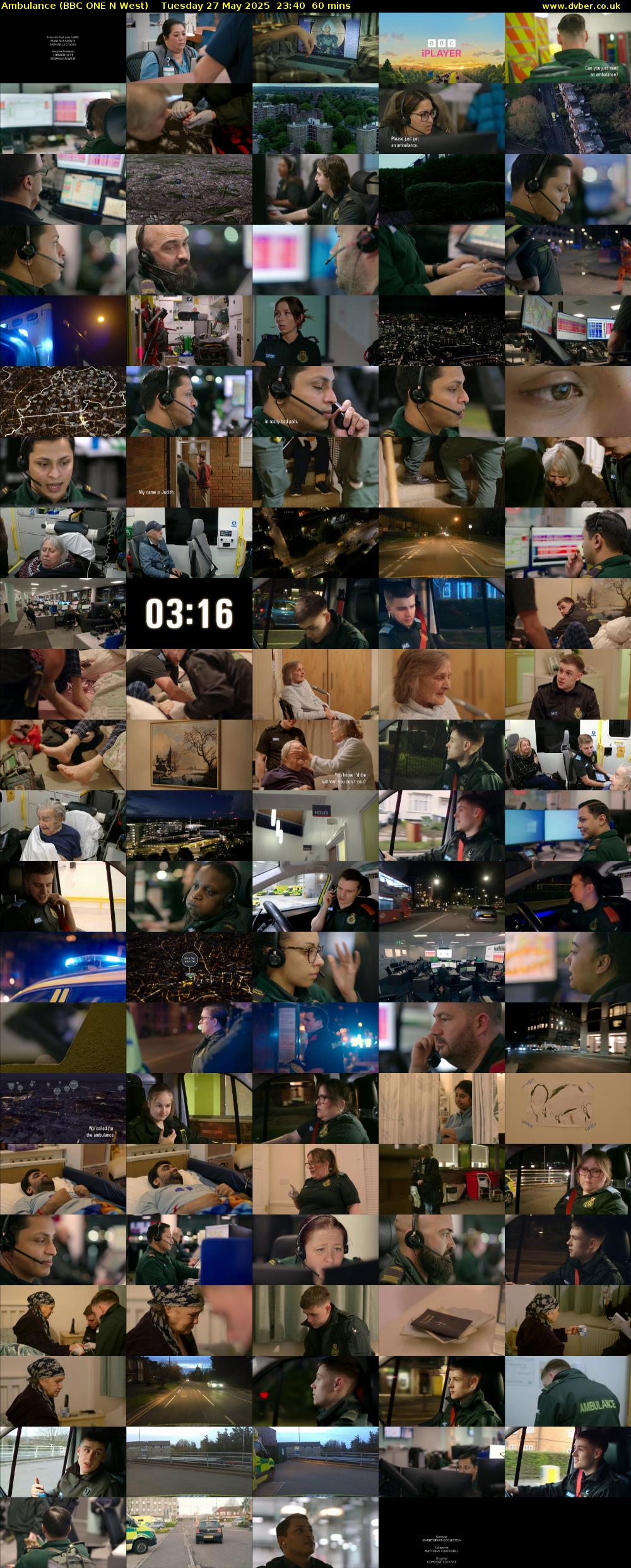 Ambulance (BBC ONE N West) Tuesday 27 May 2025 23:40 - 00:40