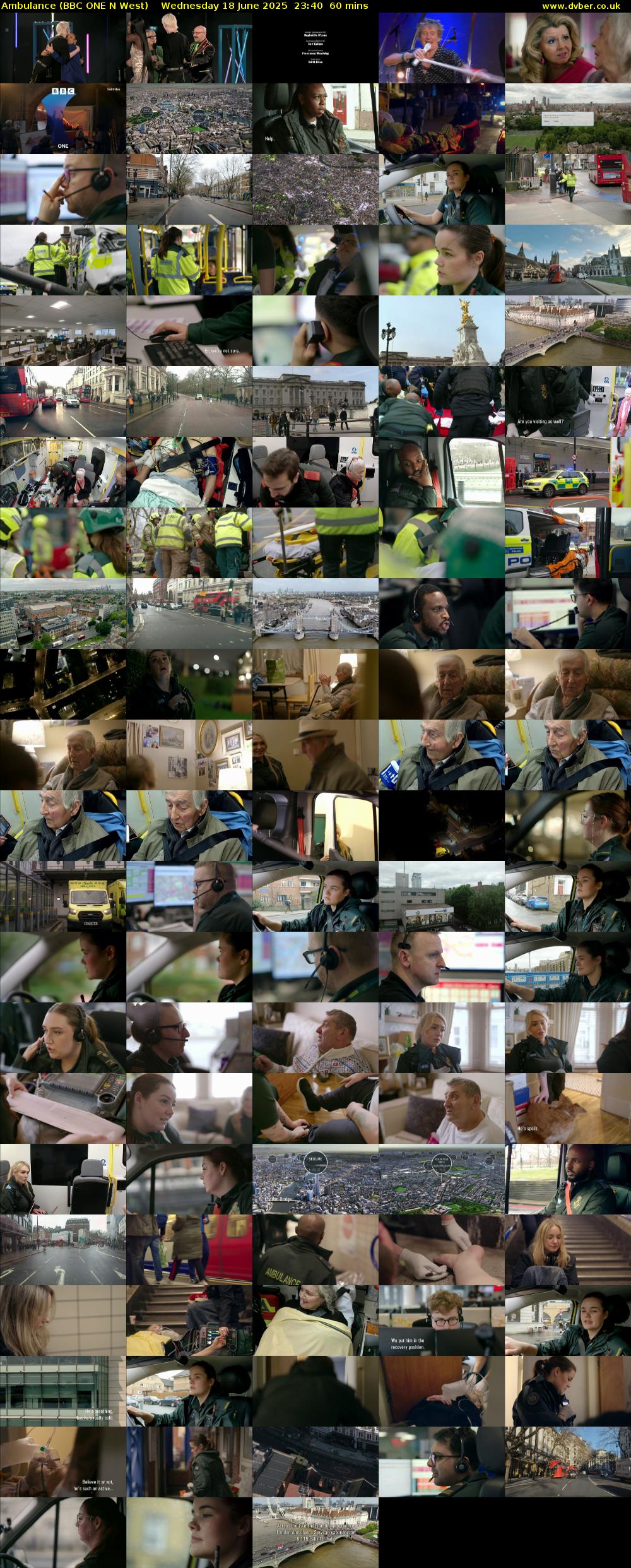 Ambulance (BBC ONE N West) Wednesday 18 June 2025 23:40 - 00:40