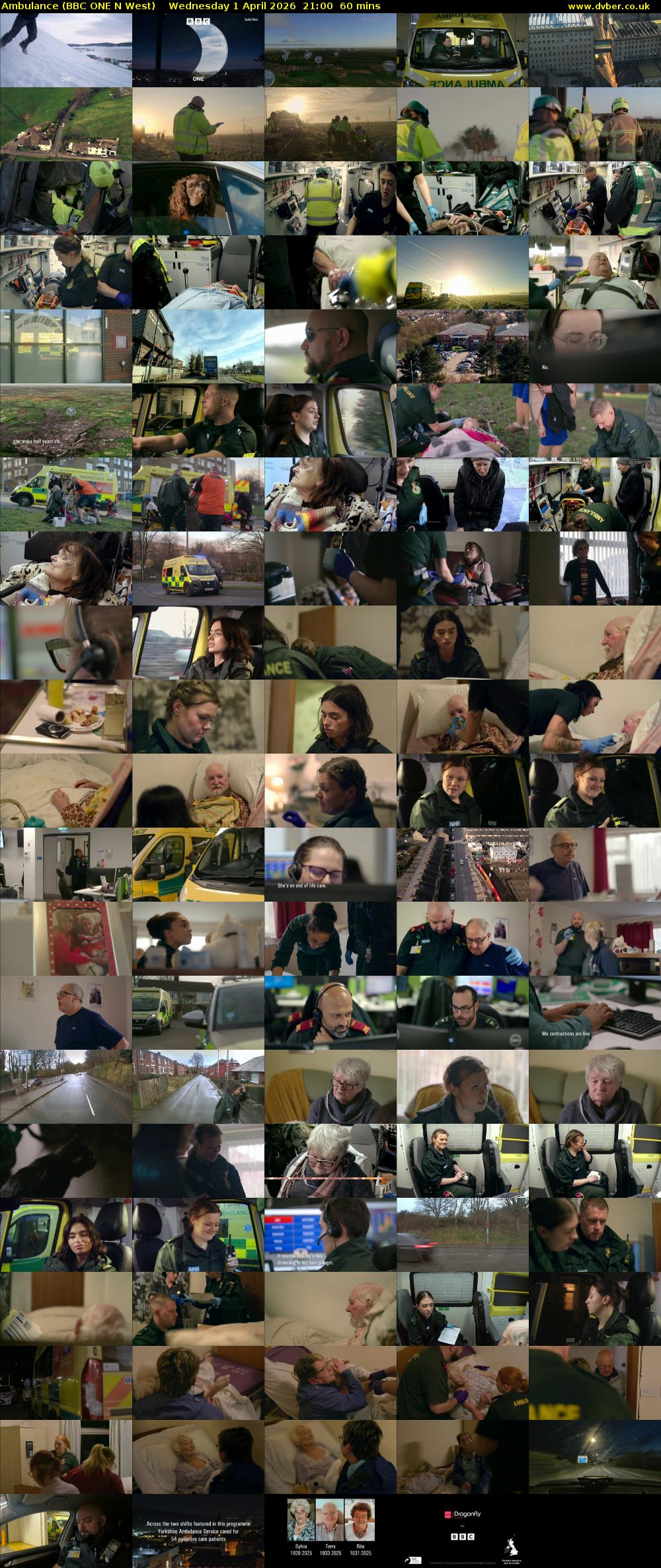 Ambulance (BBC ONE N West) Wednesday 1 April 2026 21:00 - 22:00