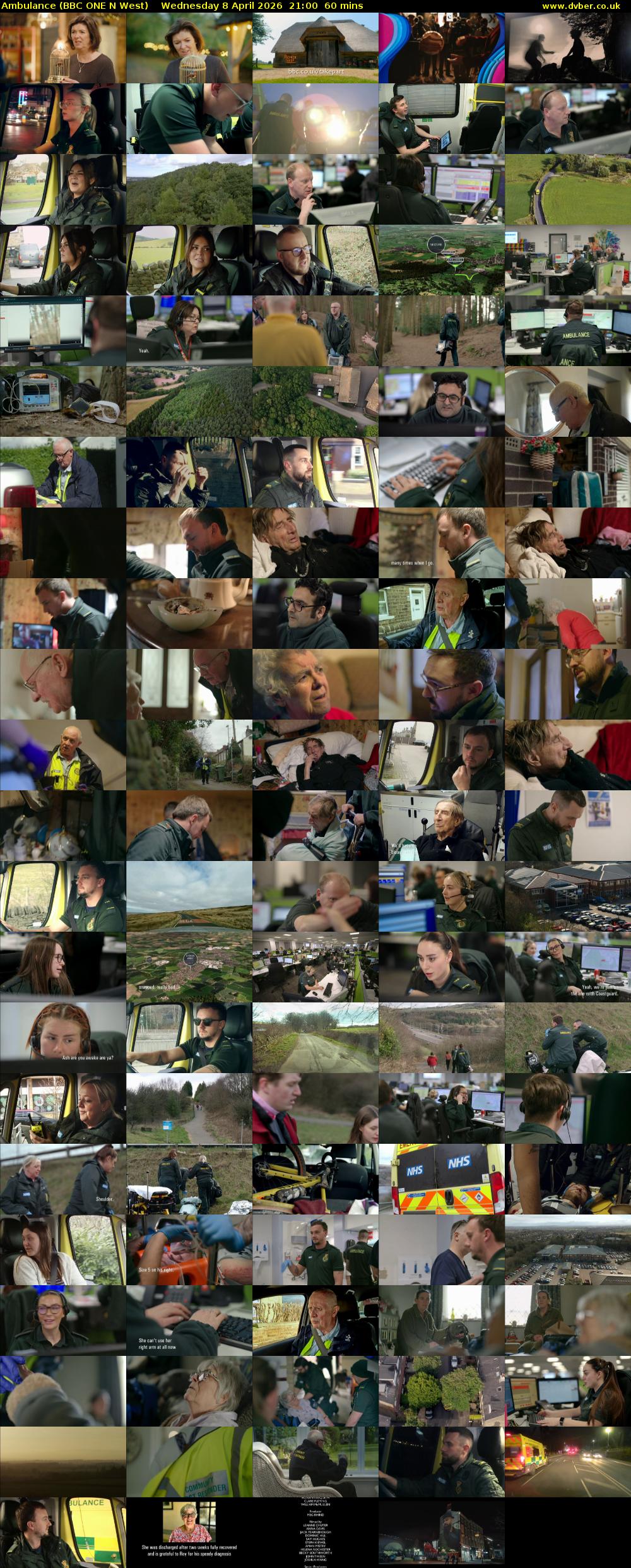 Ambulance (BBC ONE N West) Wednesday 8 April 2026 21:00 - 22:00