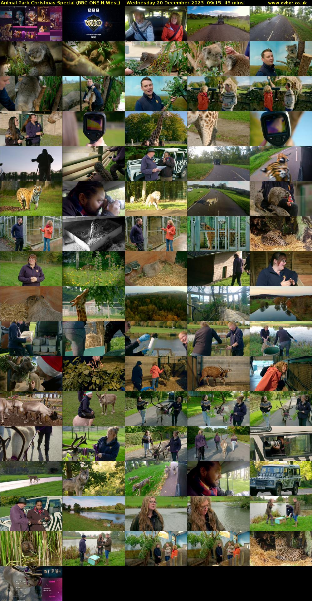 Animal Park Christmas Special (BBC ONE N West) Wednesday 20 December 2023 09:15 - 10:00
