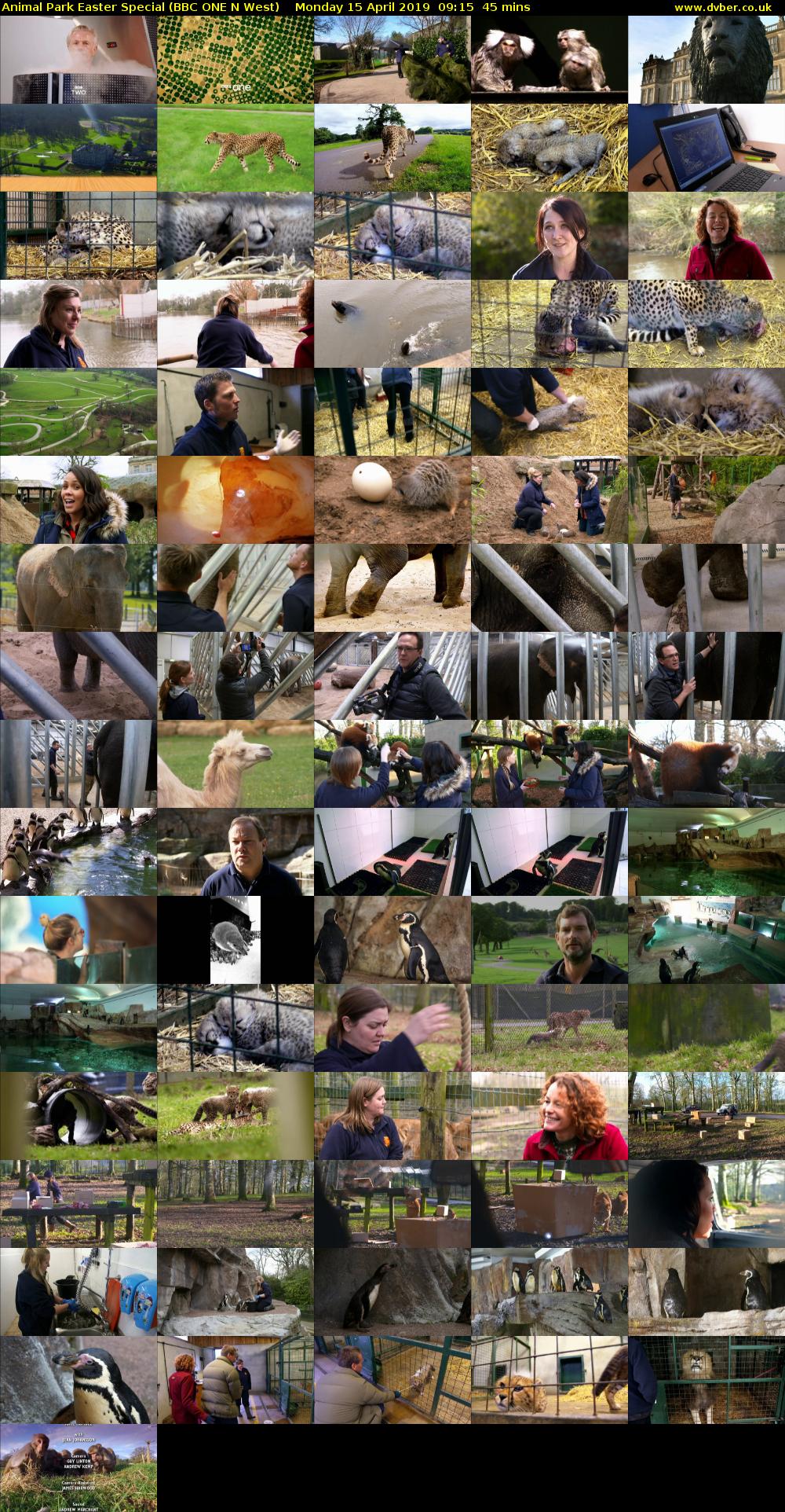 Animal Park Easter Special (BBC ONE N West) Monday 15 April 2019 09:15 - 10:00