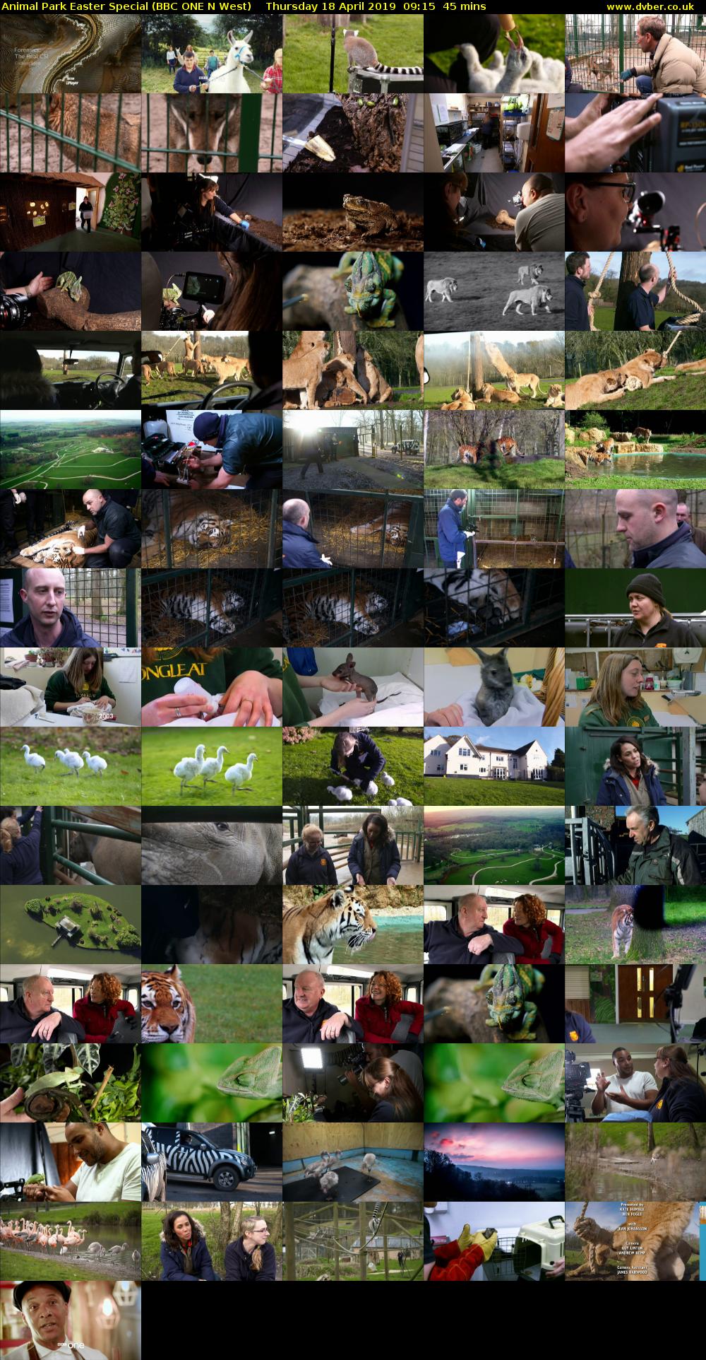 Animal Park Easter Special (BBC ONE N West) Thursday 18 April 2019 09:15 - 10:00