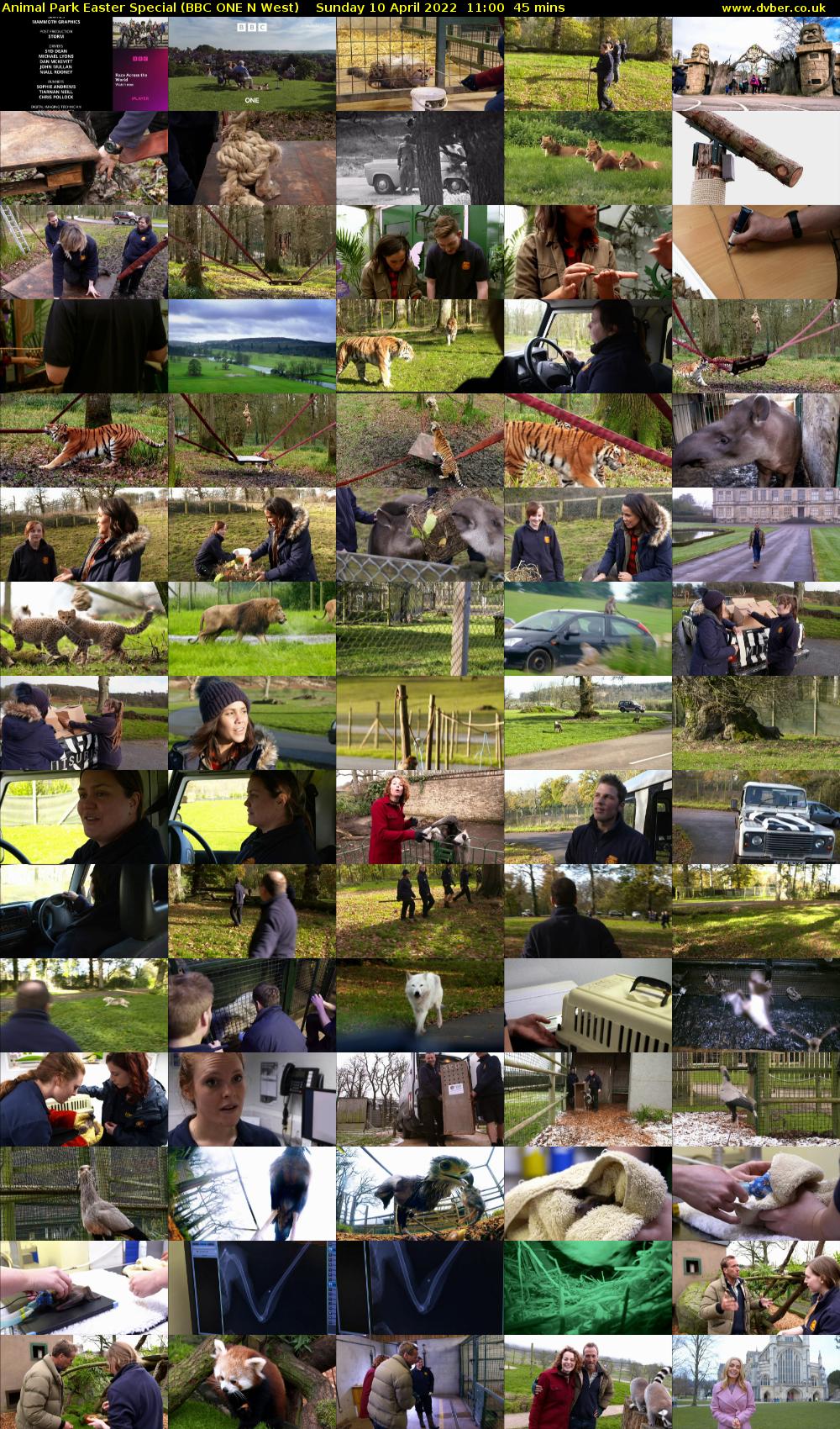 Animal Park Easter Special (BBC ONE N West) Sunday 10 April 2022 11:00 - 11:45