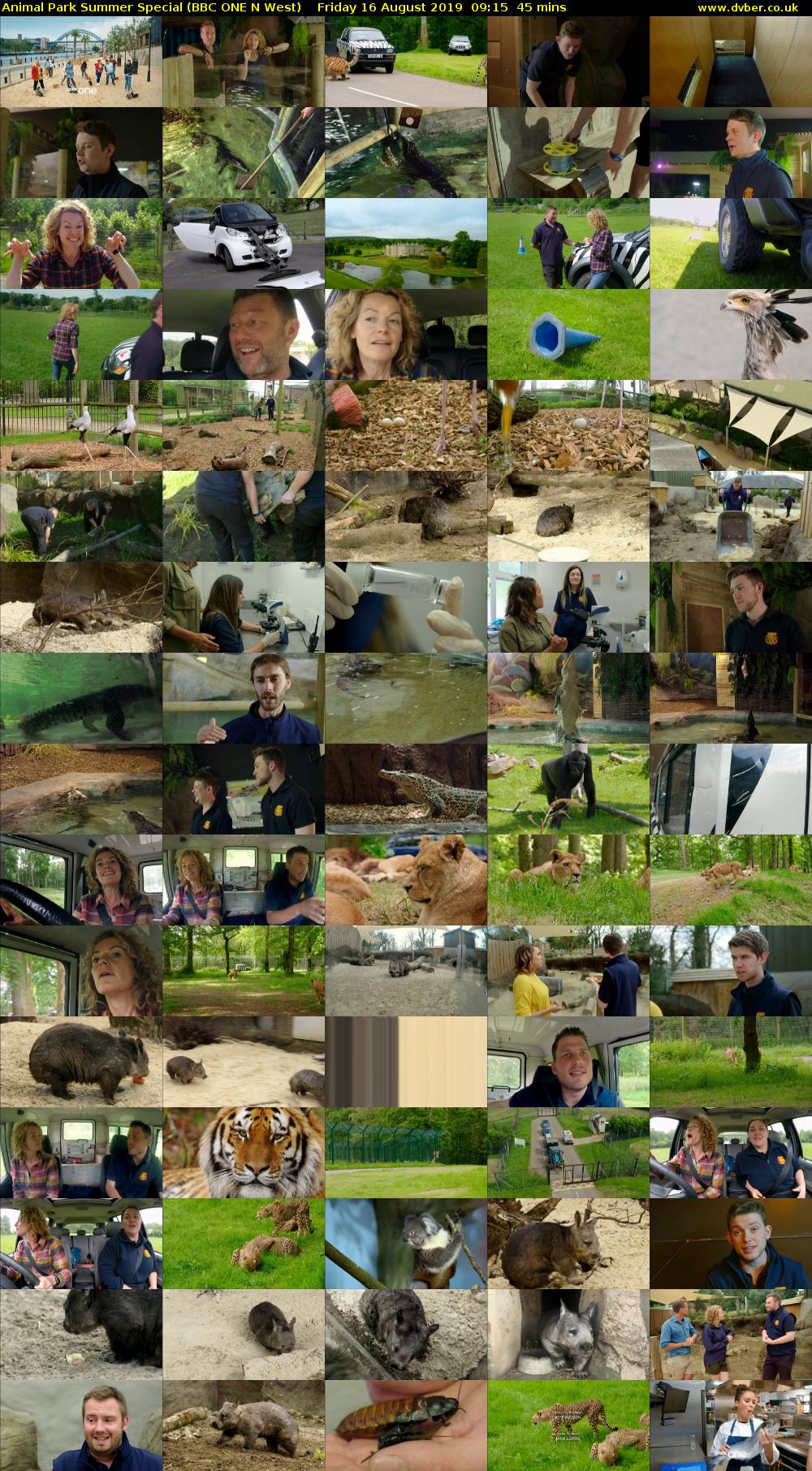 Animal Park Summer Special (BBC ONE N West) Friday 16 August 2019 09:15 - 10:00