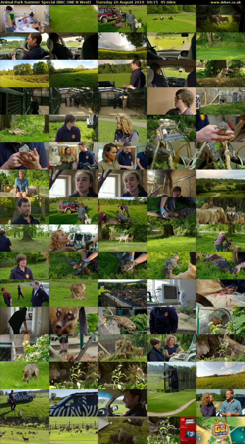 Animal Park Summer Special (BBC ONE N West) Tuesday 20 August 2019 09:15 - 10:00