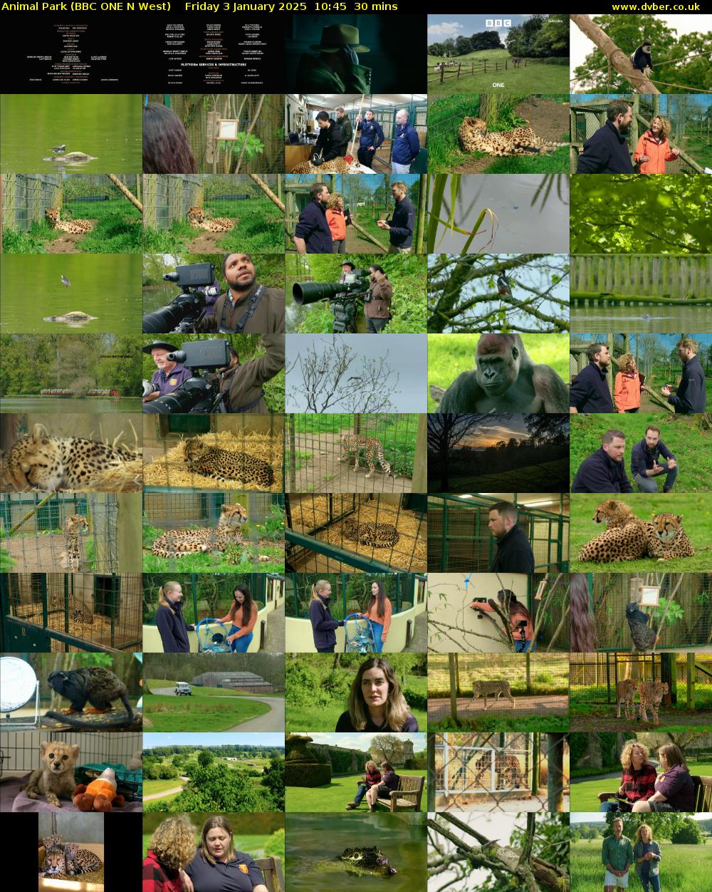 Animal Park (BBC ONE N West) Friday 3 January 2025 10:45 - 11:15