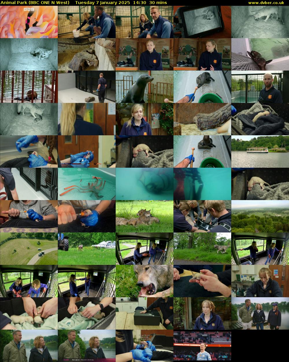 Animal Park (BBC ONE N West) Tuesday 7 January 2025 14:30 - 15:00