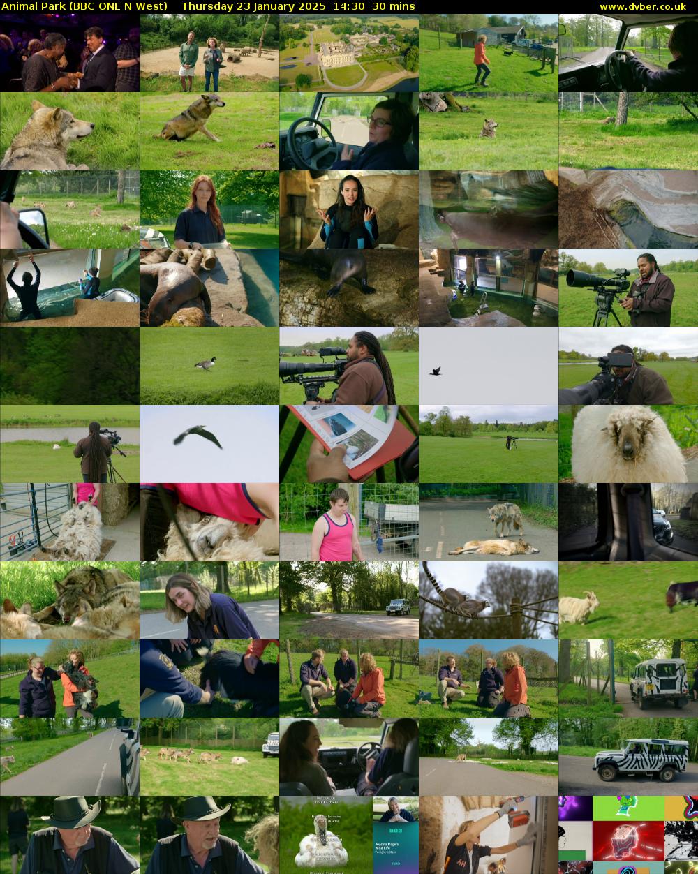 Animal Park (BBC ONE N West) Thursday 23 January 2025 14:30 - 15:00