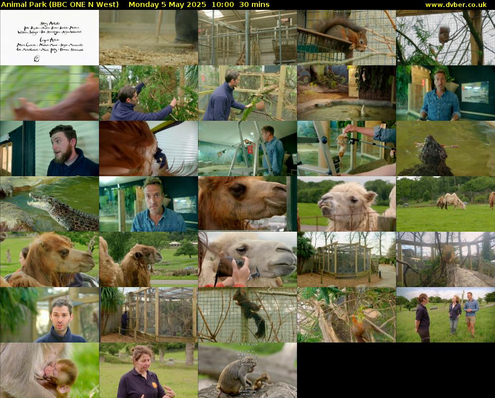 Animal Park (BBC ONE N West) Monday 5 May 2025 10:00 - 10:30