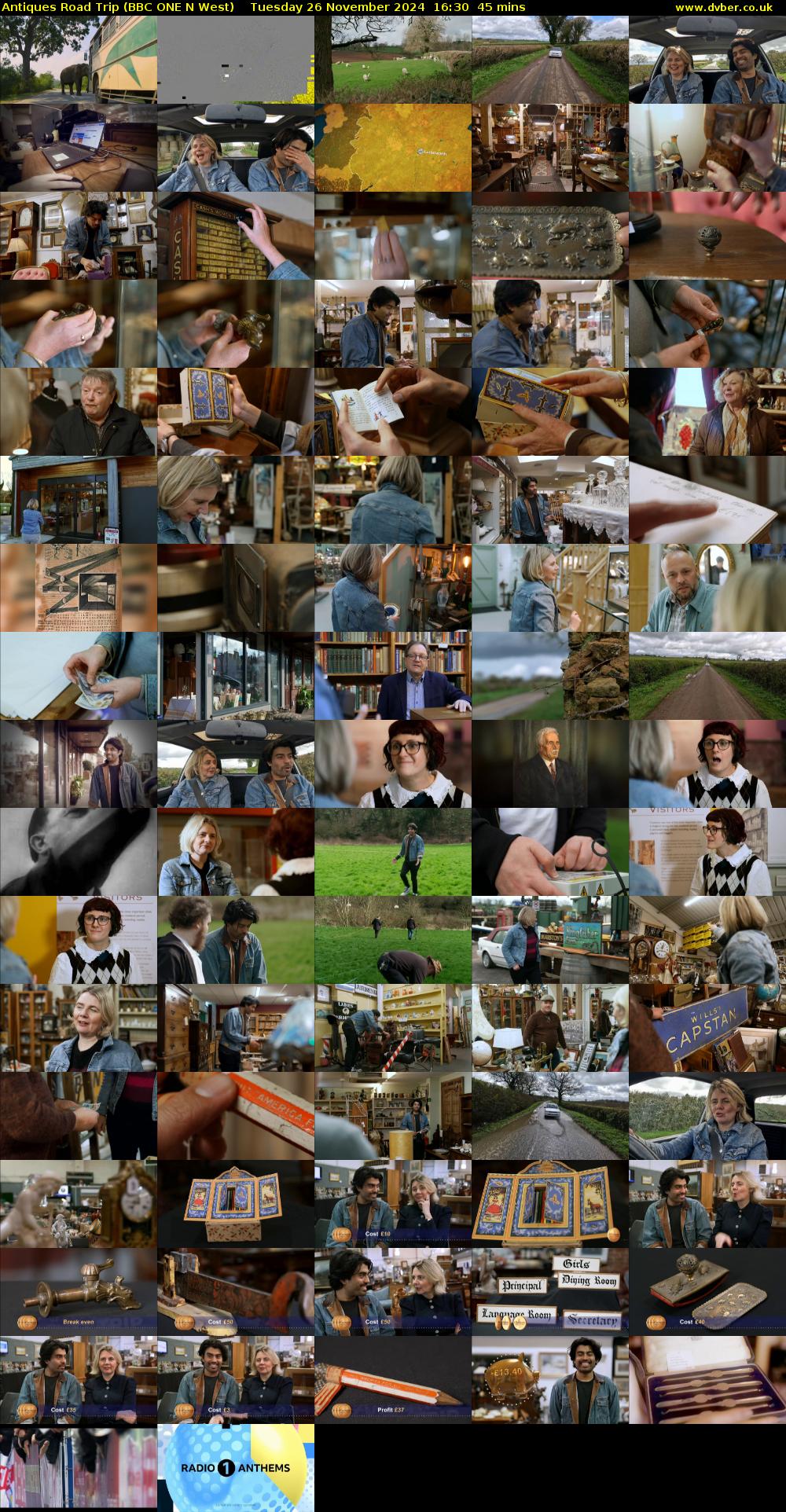 Antiques Road Trip (BBC ONE N West) Tuesday 26 November 2024 16:30 - 17:15