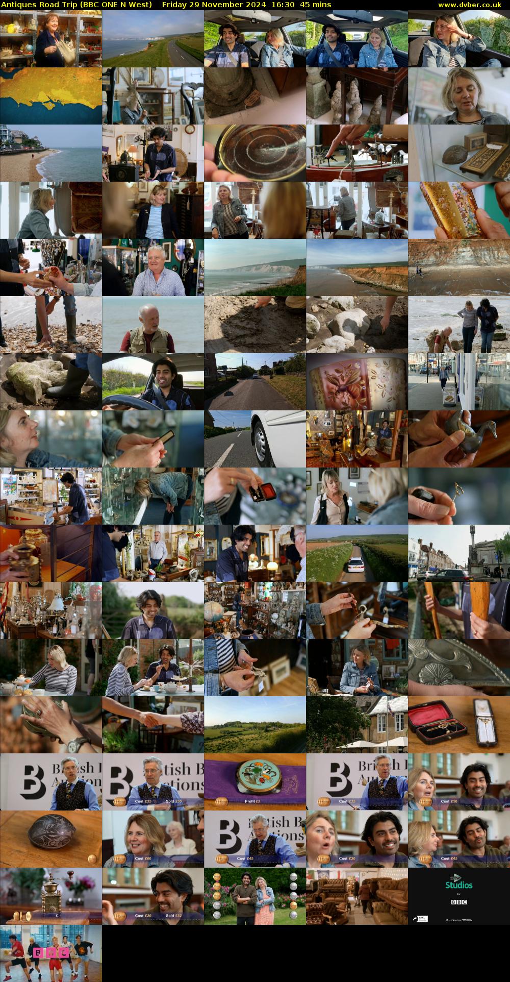 Antiques Road Trip (BBC ONE N West) Friday 29 November 2024 16:30 - 17:15