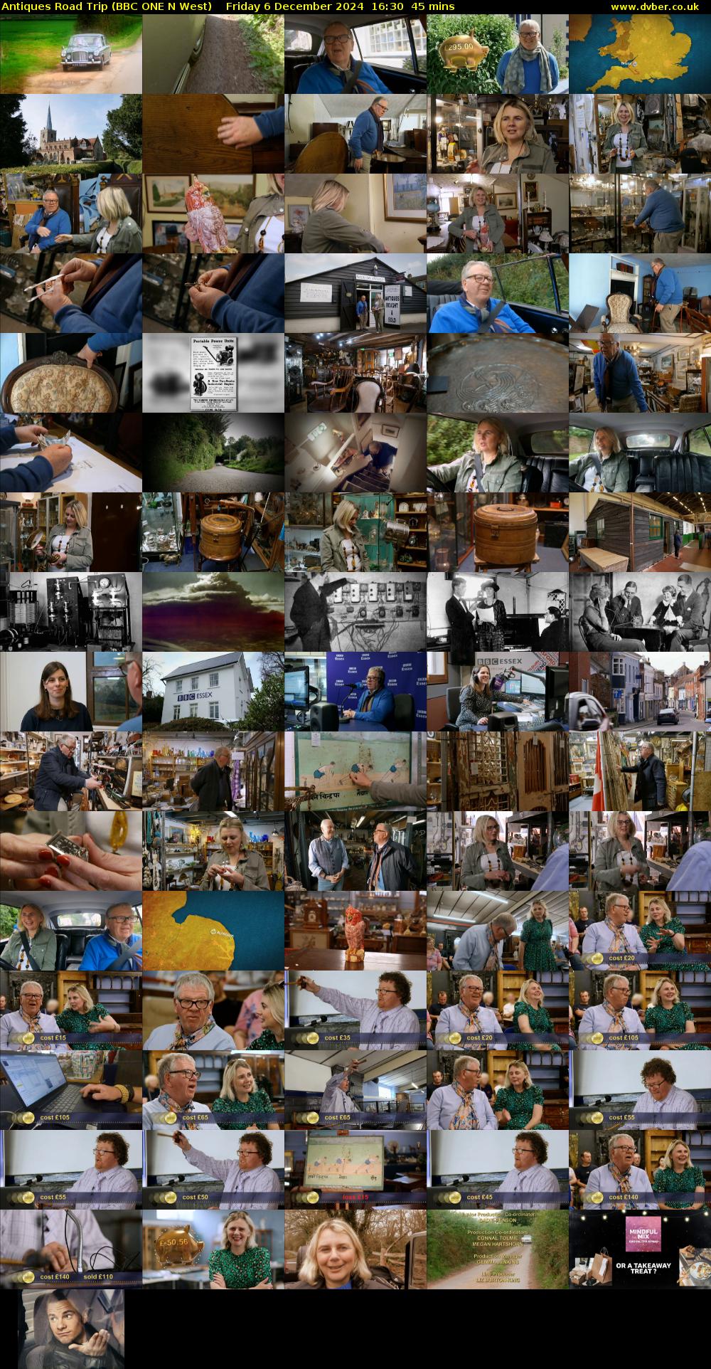Antiques Road Trip (BBC ONE N West) Friday 6 December 2024 16:30 - 17:15