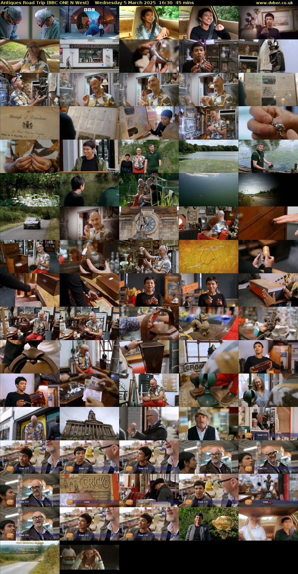 Antiques Road Trip (BBC ONE N West) Wednesday 5 March 2025 16:30 - 17:15