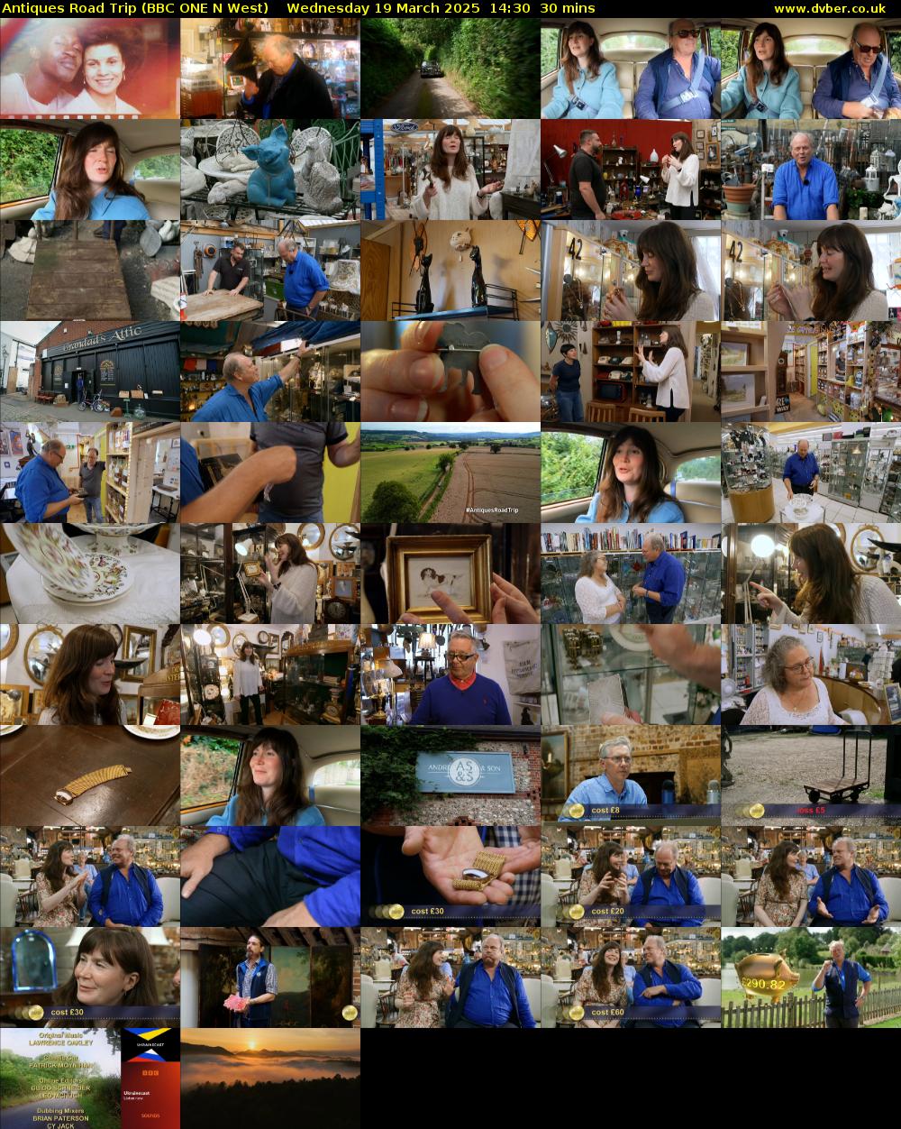 Antiques Road Trip (BBC ONE N West) Wednesday 19 March 2025 14:30 - 15:00
