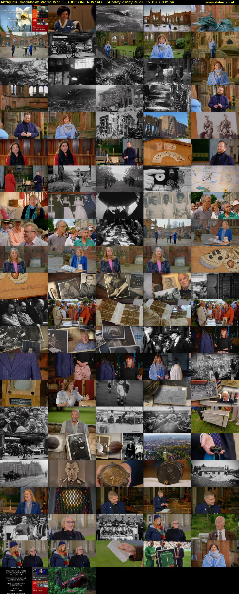 Antiques Roadshow: World War II... (BBC ONE N West) Sunday 2 May 2021 19:00 - 20:00