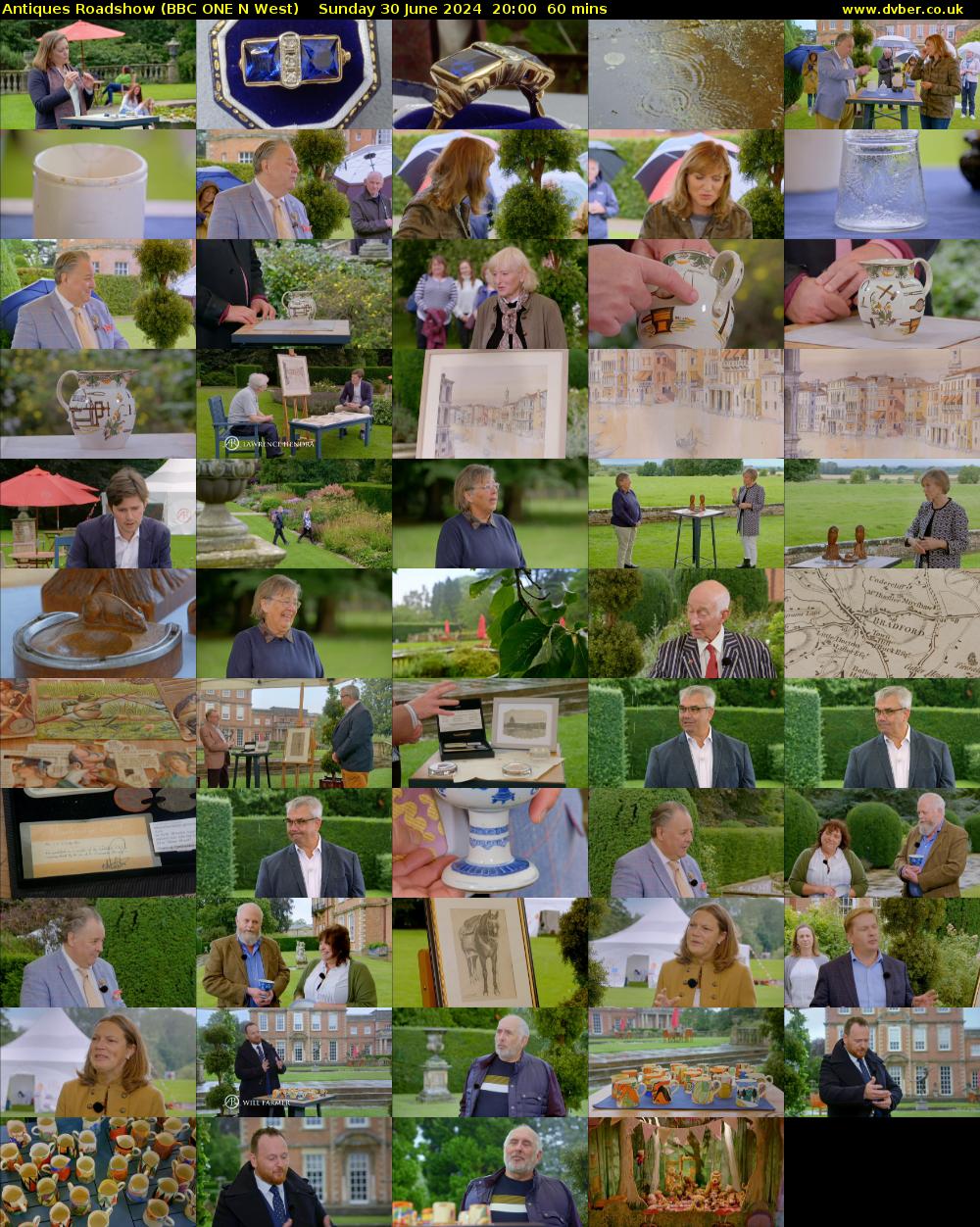 Antiques Roadshow (BBC ONE N West) Sunday 30 June 2024 20:00 - 21:00