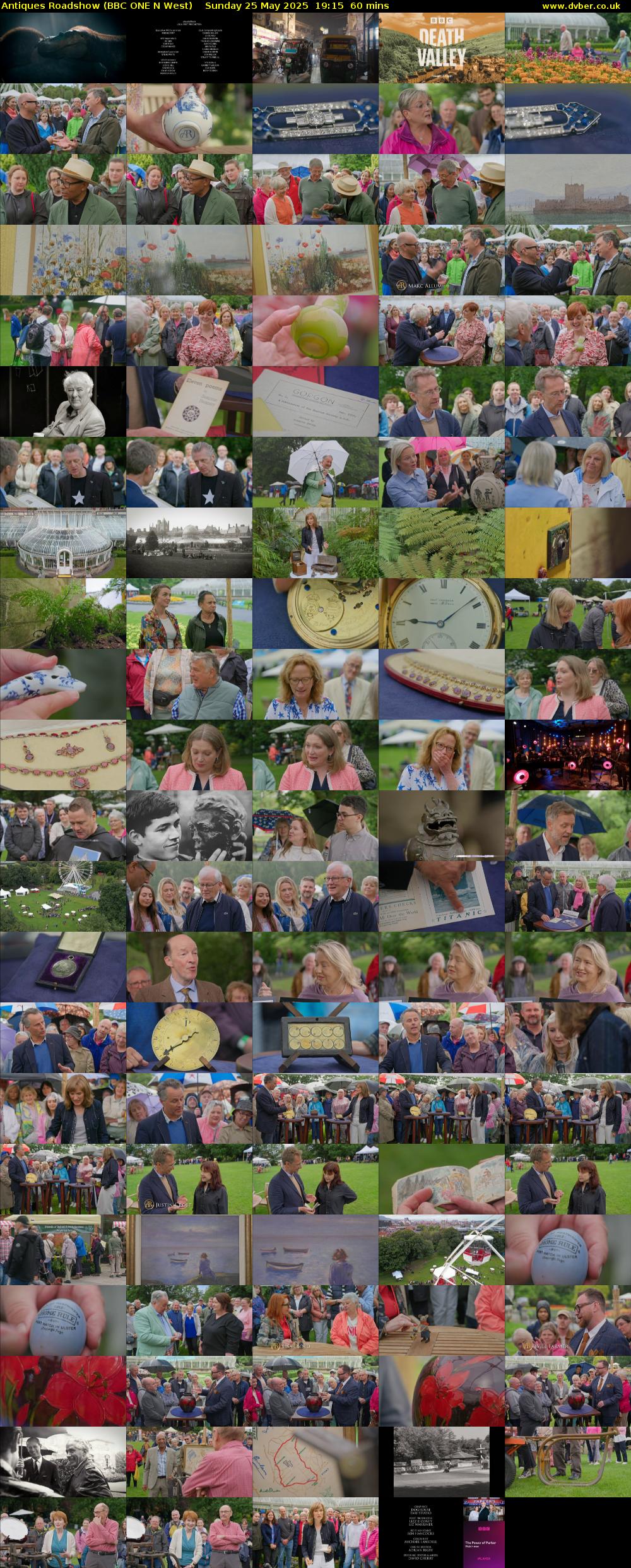 Antiques Roadshow (BBC ONE N West) Sunday 25 May 2025 19:15 - 20:15