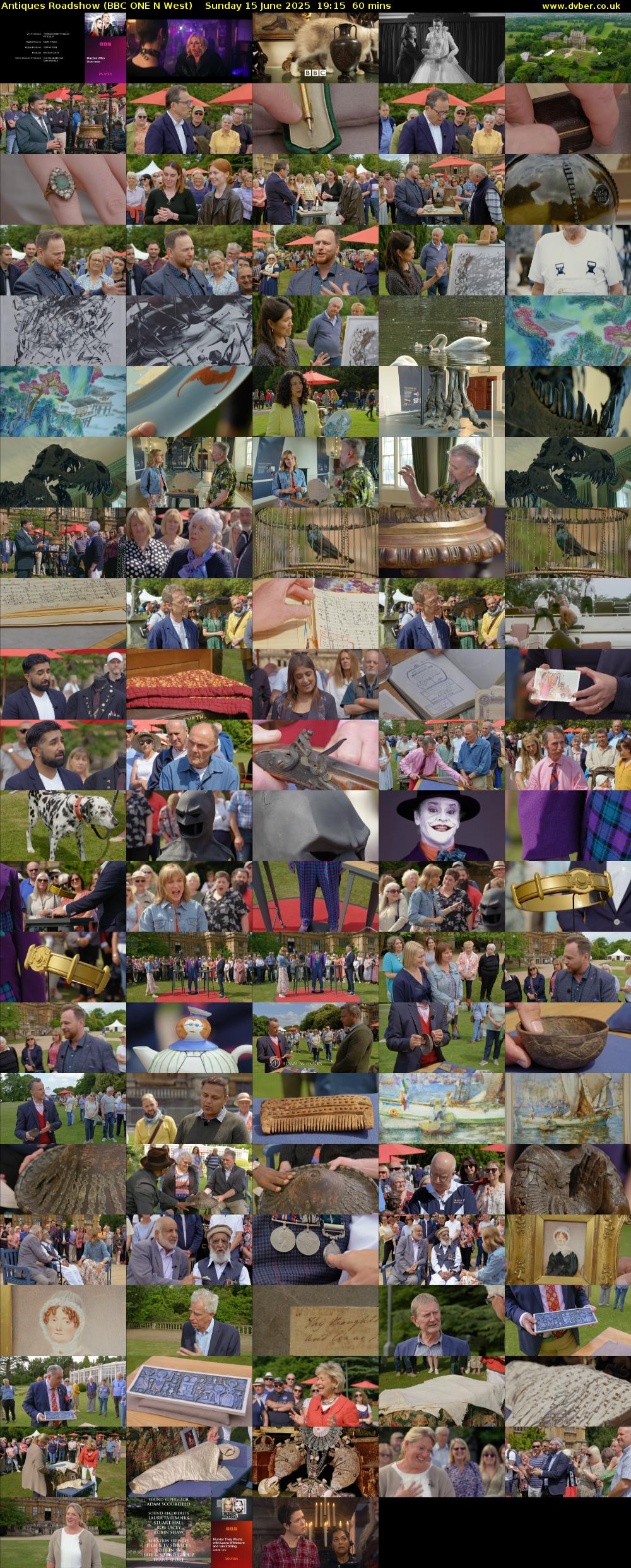 Antiques Roadshow (BBC ONE N West) Sunday 15 June 2025 19:15 - 20:15