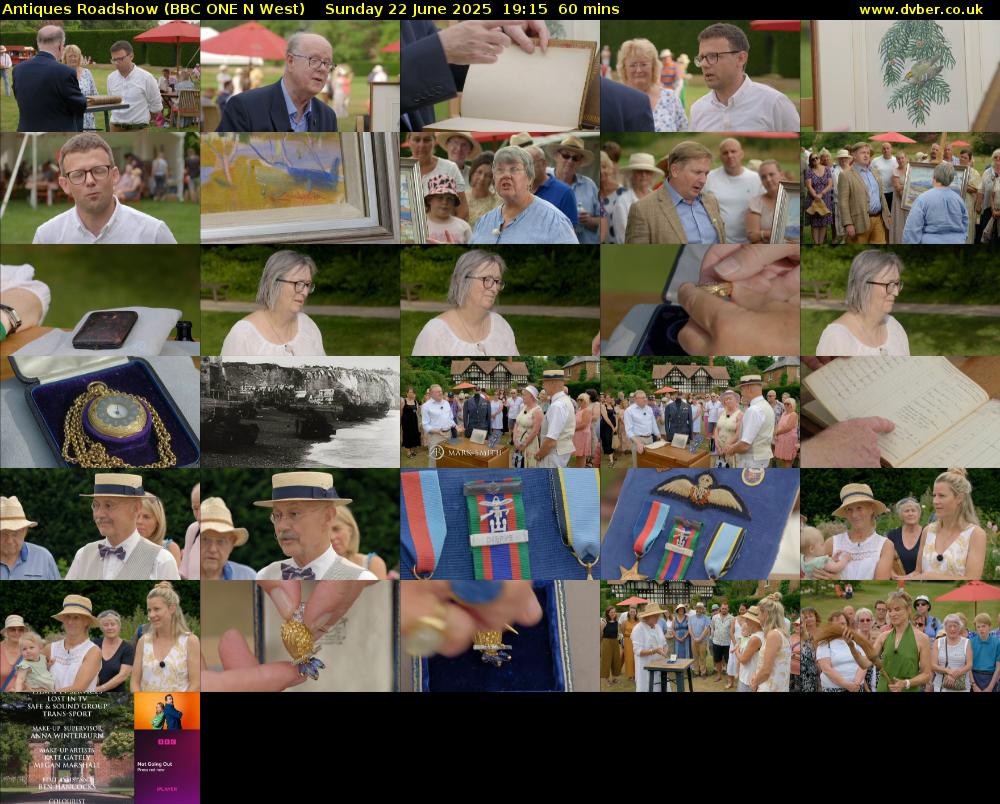 Antiques Roadshow (BBC ONE N West) Sunday 22 June 2025 19:15 - 20:15