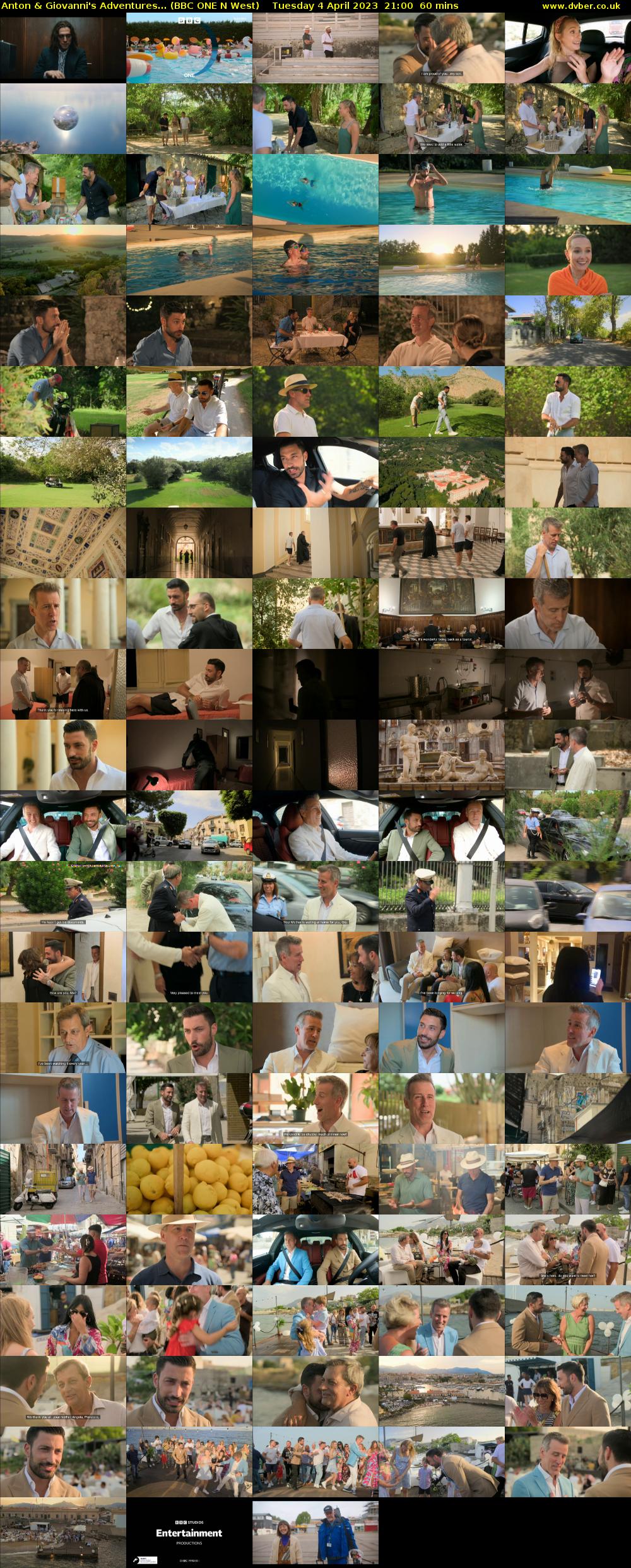 Anton & Giovanni's Adventures... (BBC ONE N West) Tuesday 4 April 2023 21:00 - 22:00