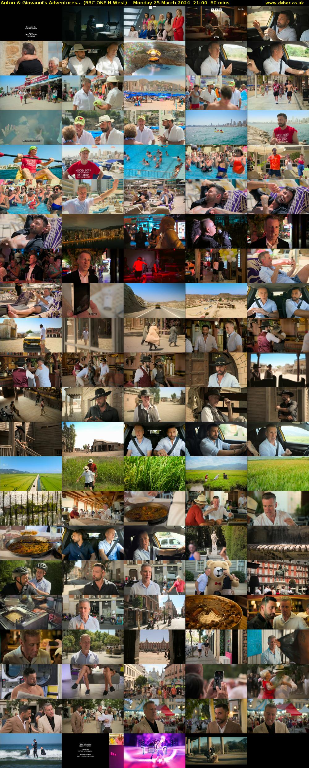 Anton & Giovanni's Adventures... (BBC ONE N West) Monday 25 March 2024 21:00 - 22:00