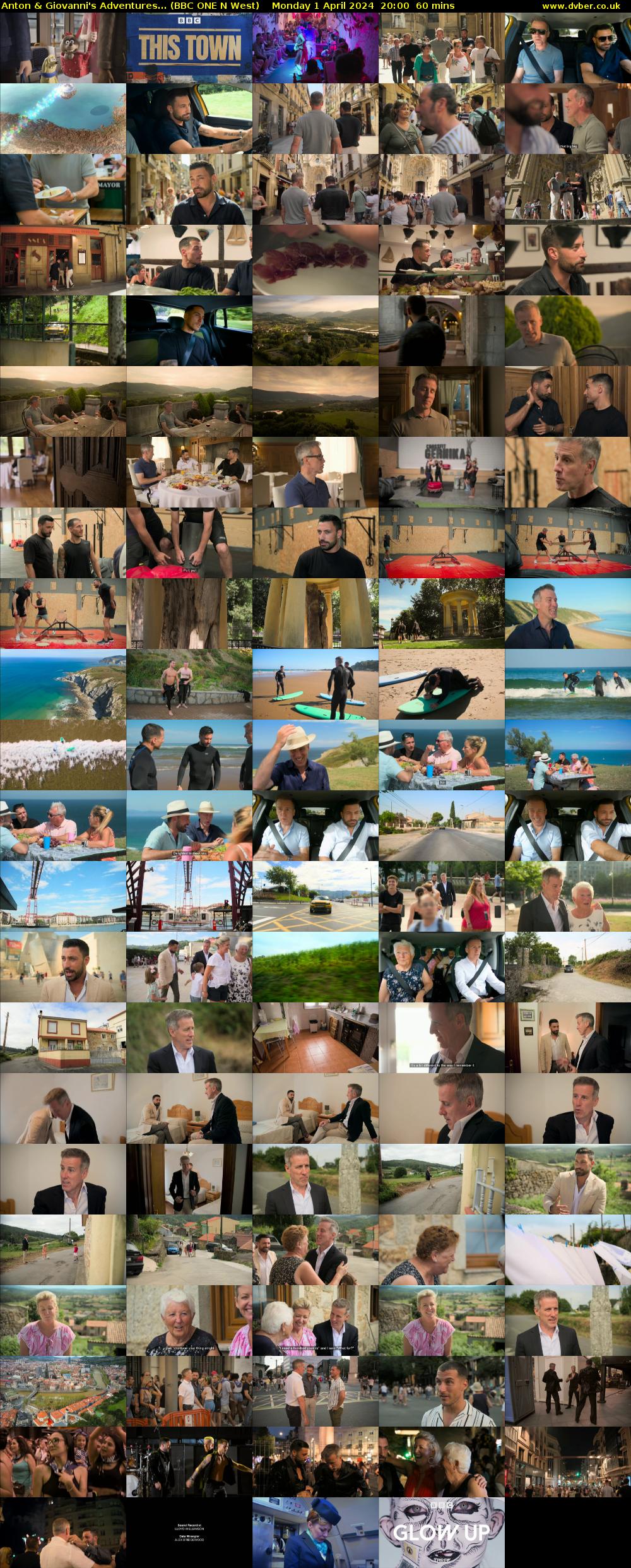 Anton & Giovanni's Adventures... (BBC ONE N West) Monday 1 April 2024 20:00 - 21:00