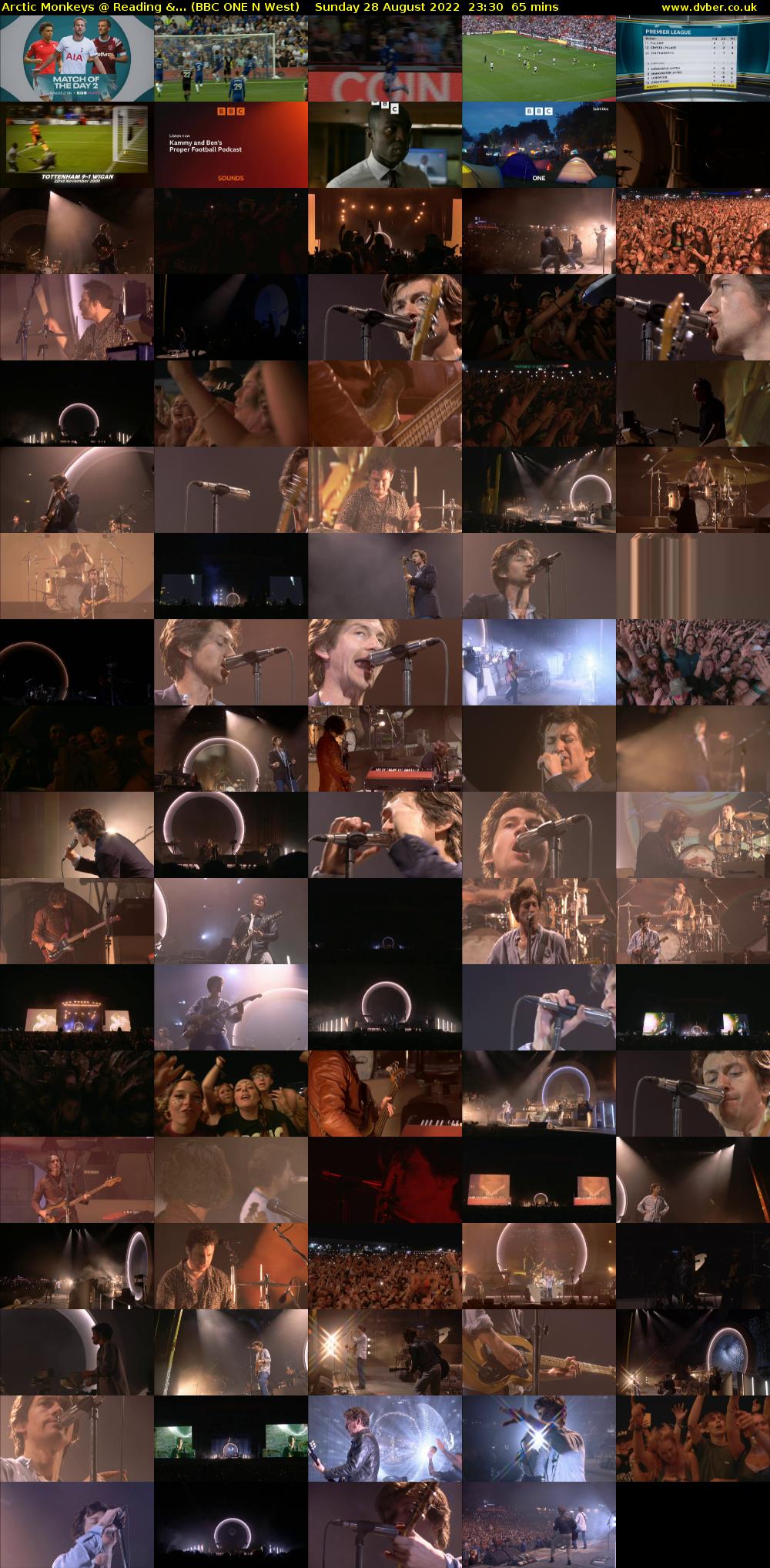 Arctic Monkeys @ Reading &... (BBC ONE N West) Sunday 28 August 2022 23:30 - 00:35