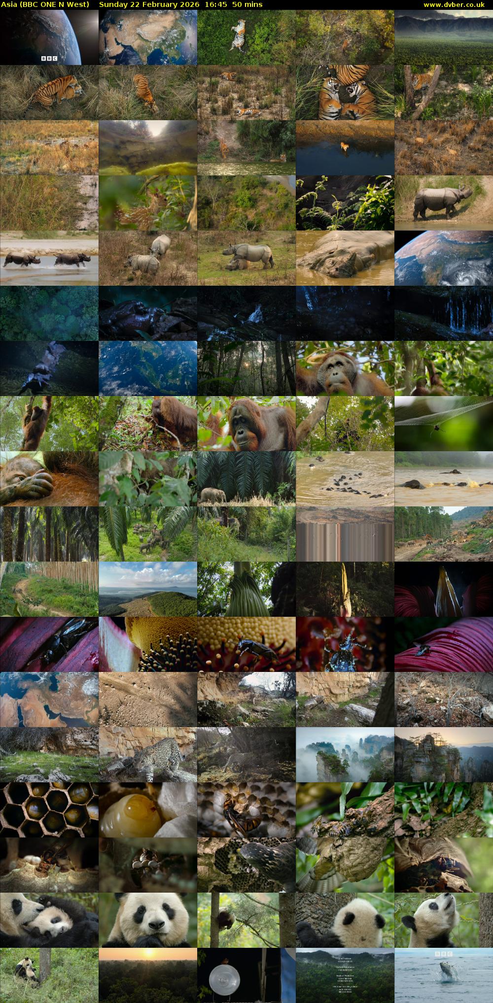 Asia (BBC ONE N West) Sunday 22 February 2026 16:45 - 17:35