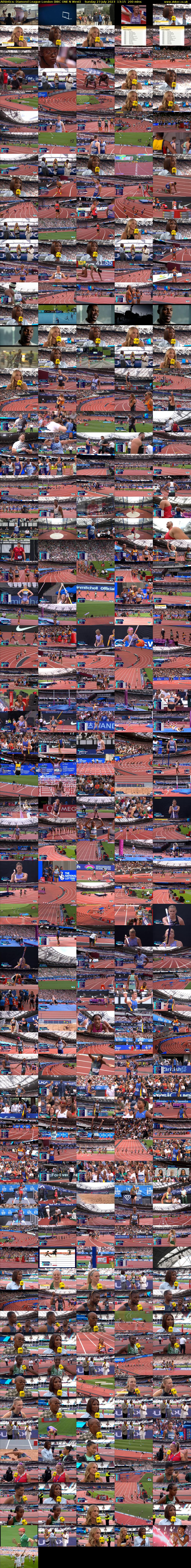 Athletics: Diamond League London (BBC ONE N West) Sunday 23 July 2023 13:15 - 16:35