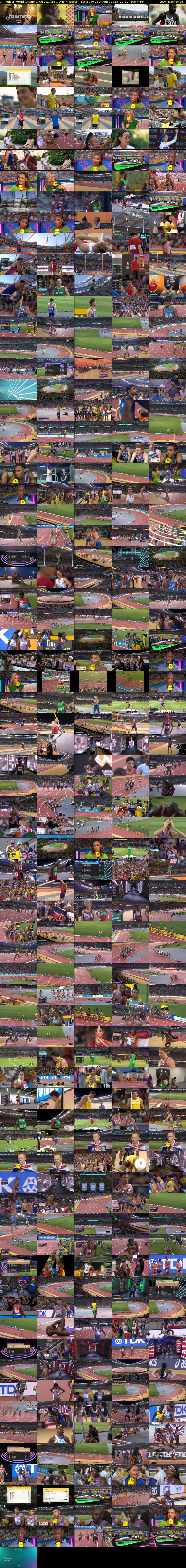 Athletics: World Championships... (BBC ONE N West) Saturday 26 August 2023 17:50 - 21:15