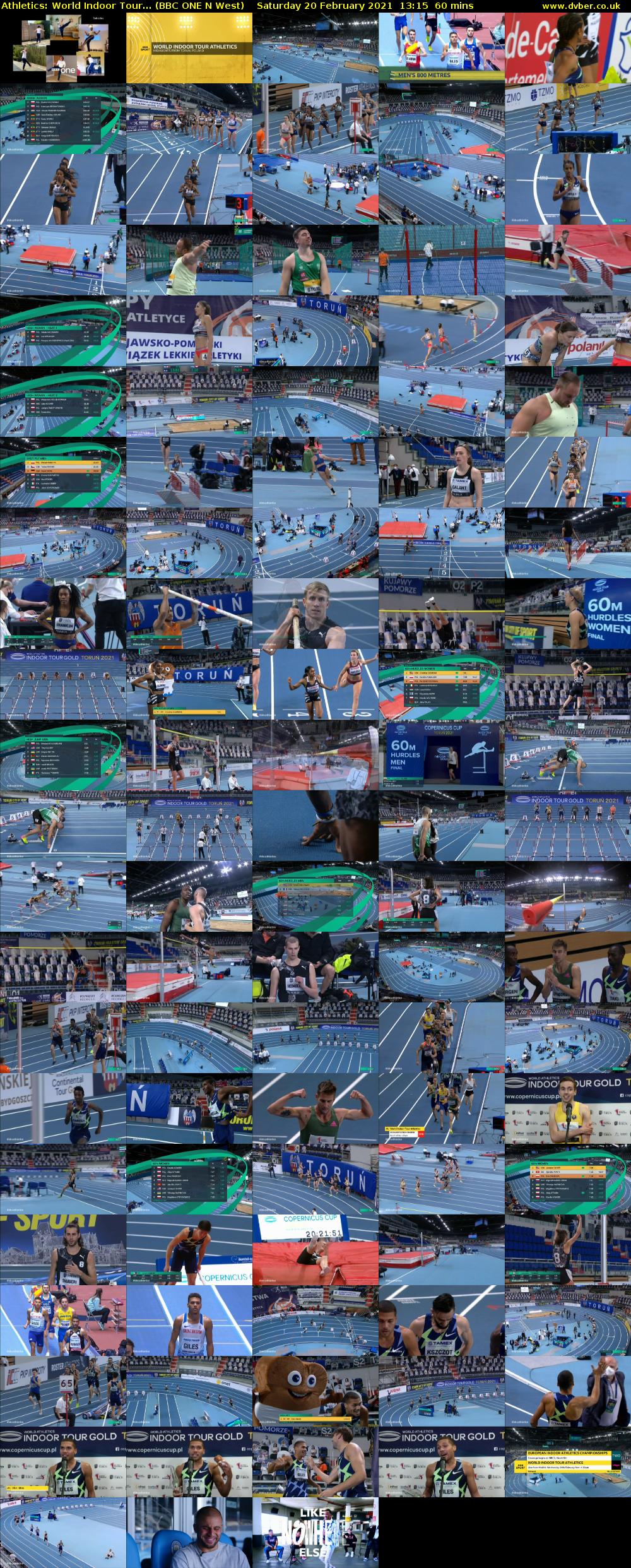 Athletics: World Indoor Tour... (BBC ONE N West) Saturday 20 February 2021 13:15 - 14:15